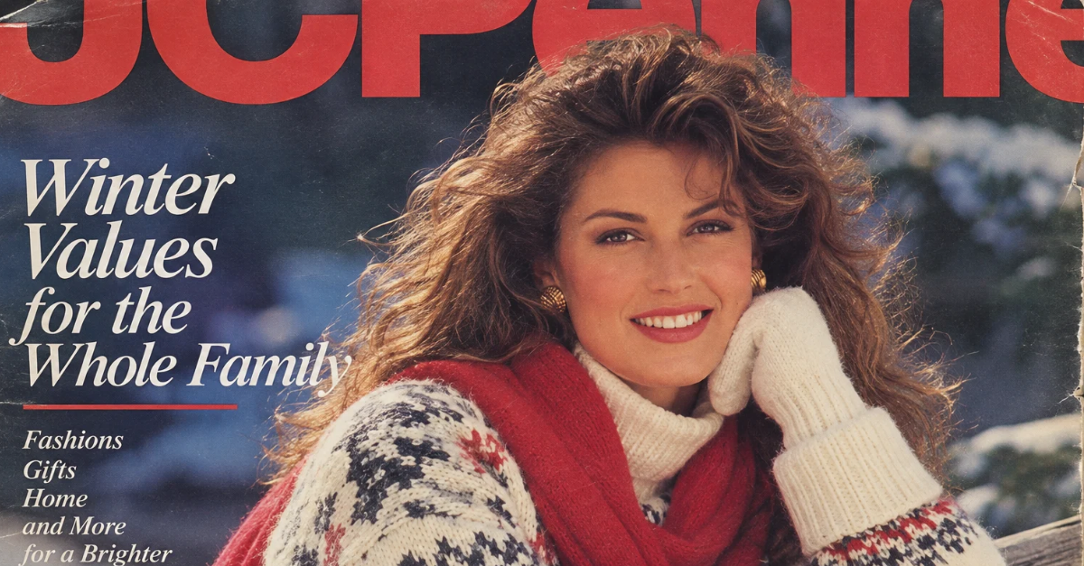 80s Woman on Cover of Winter Mail Catalog.