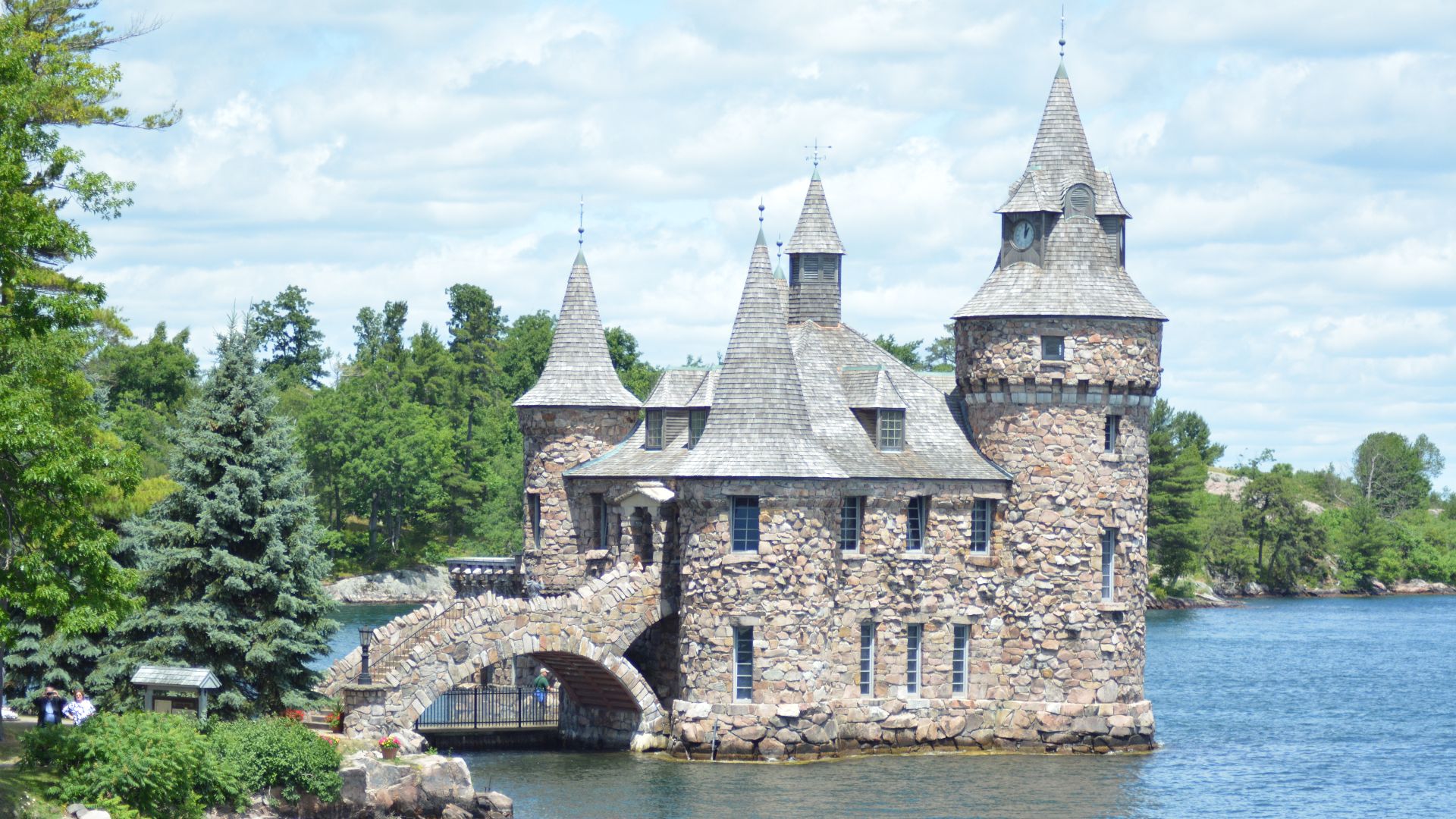Boldt castle is very historical landmark in Thousand Islands, NY.
It is more than 100 years old and located in one of the most beautiful island in Alexandria Bay