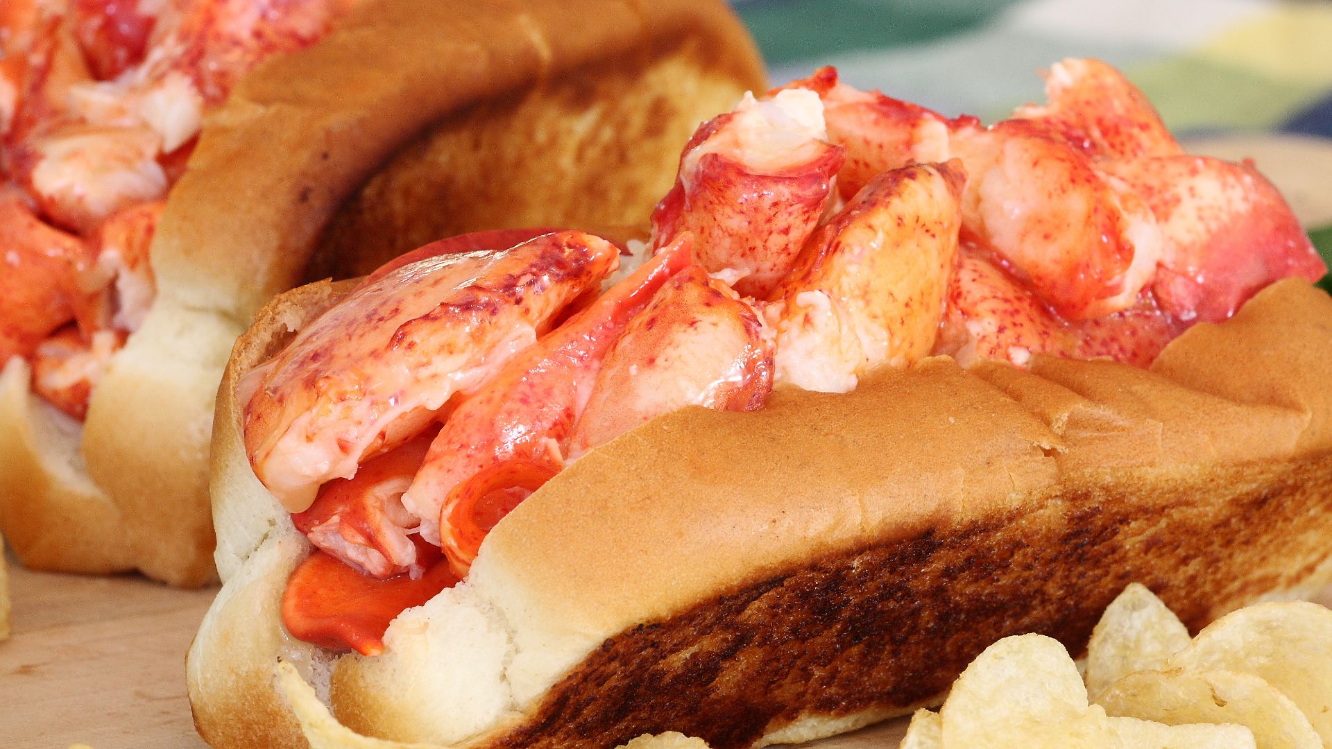 Lobster roll from Cousins Maine Lobster as posted to Flickr by user in 2012.