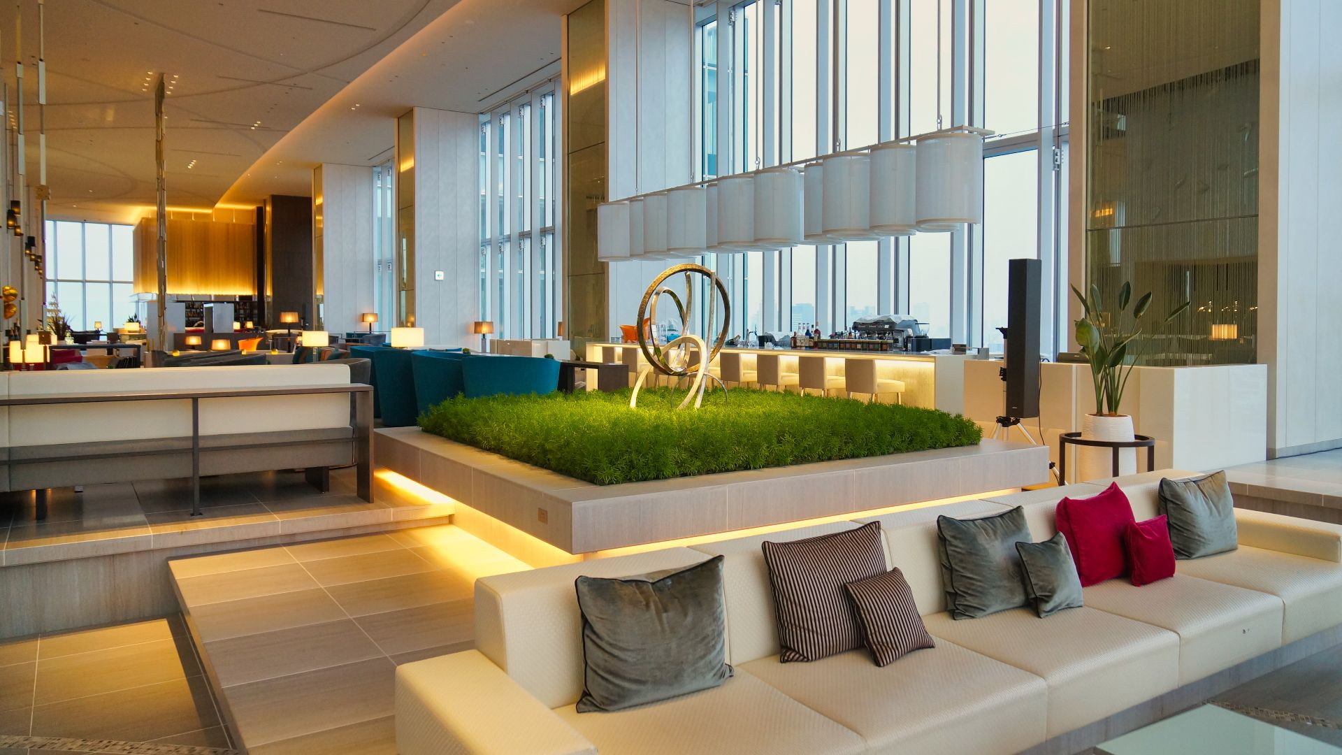 Photograph of lobby and the