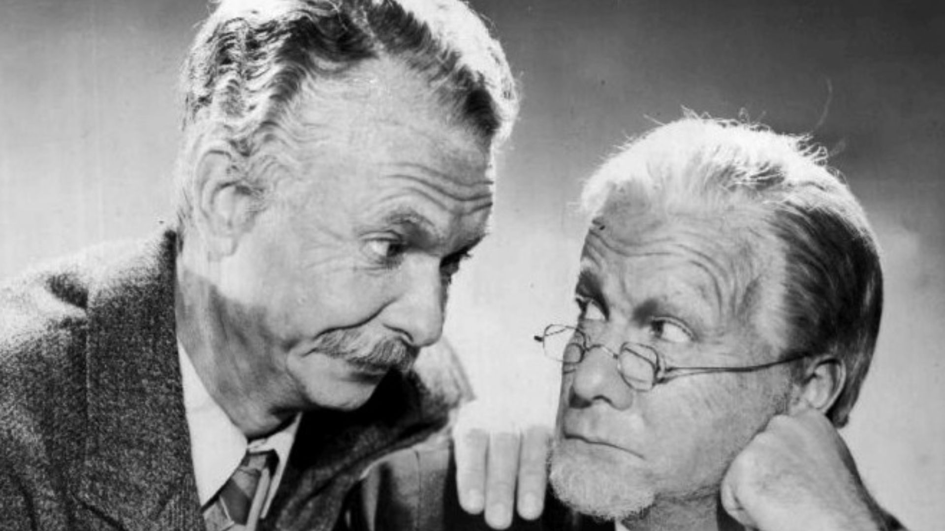 Photo of Norris Goff and Chester Lauck as Lum and Abner.