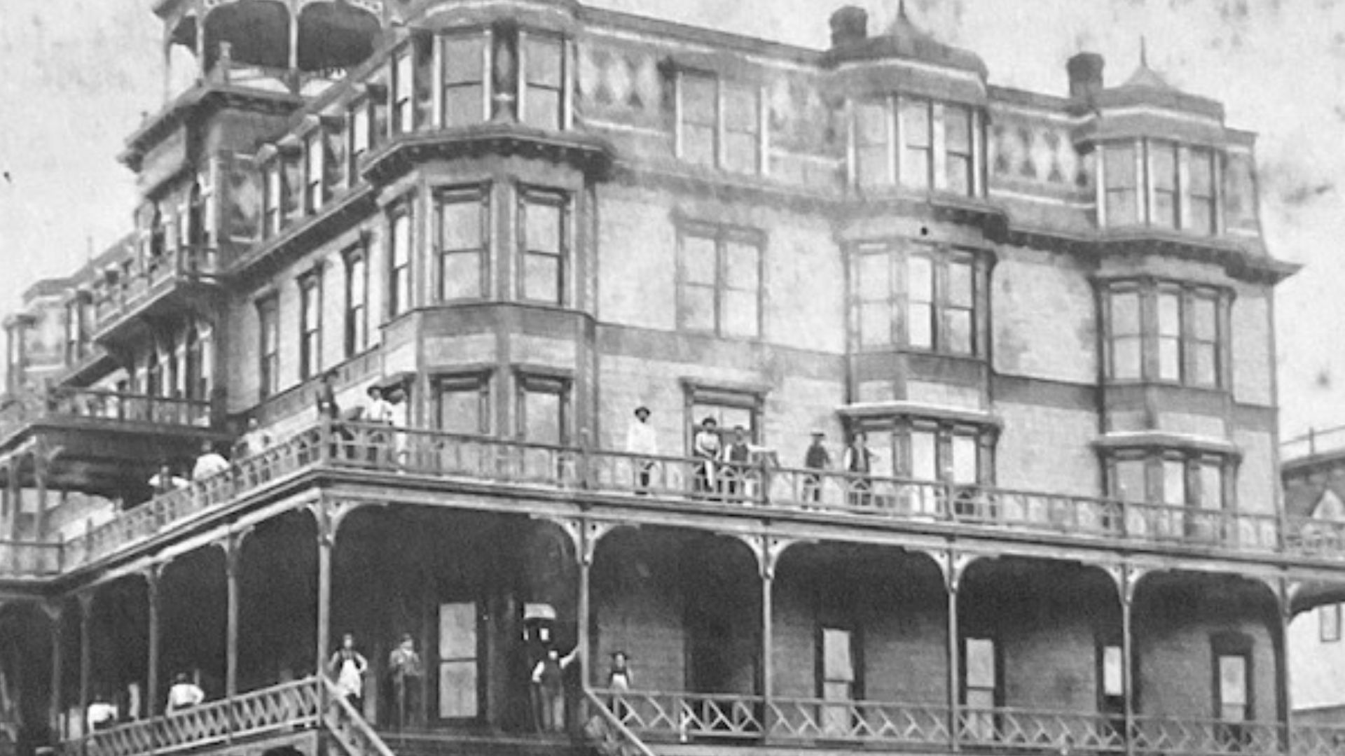 Original hotel at Carlsbad Mineral Springs