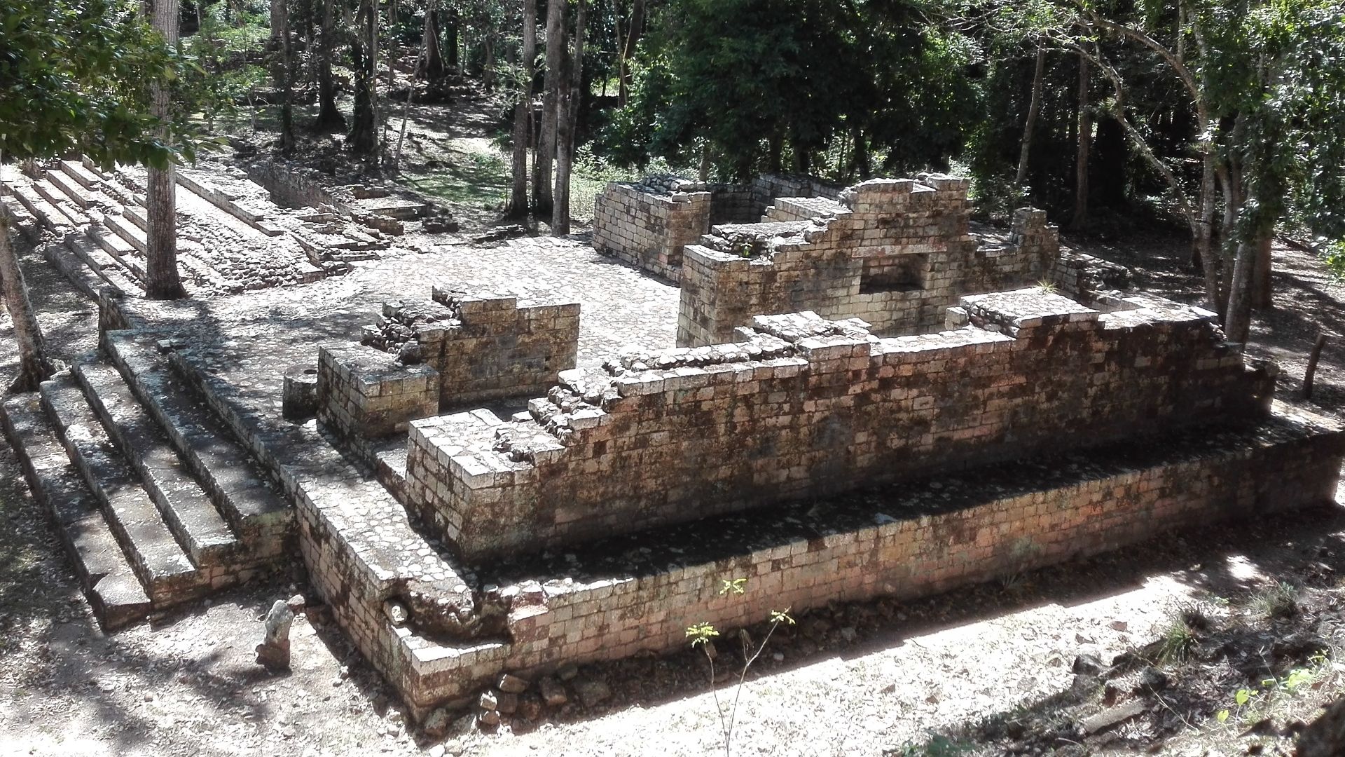 Sitio arqueológico maya en Copán, Honduras