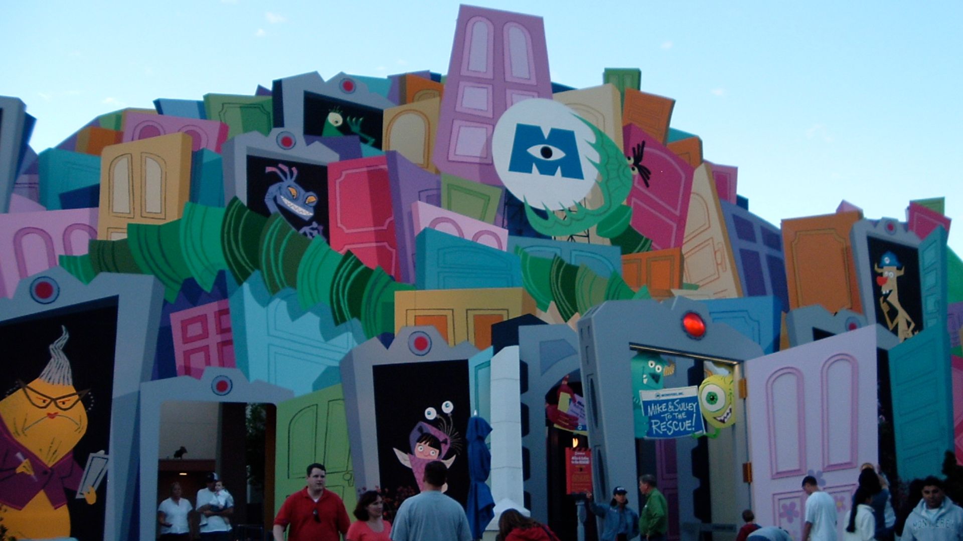 Exterior of Monsters, Inc. Mike and Sulley to the Rescue!