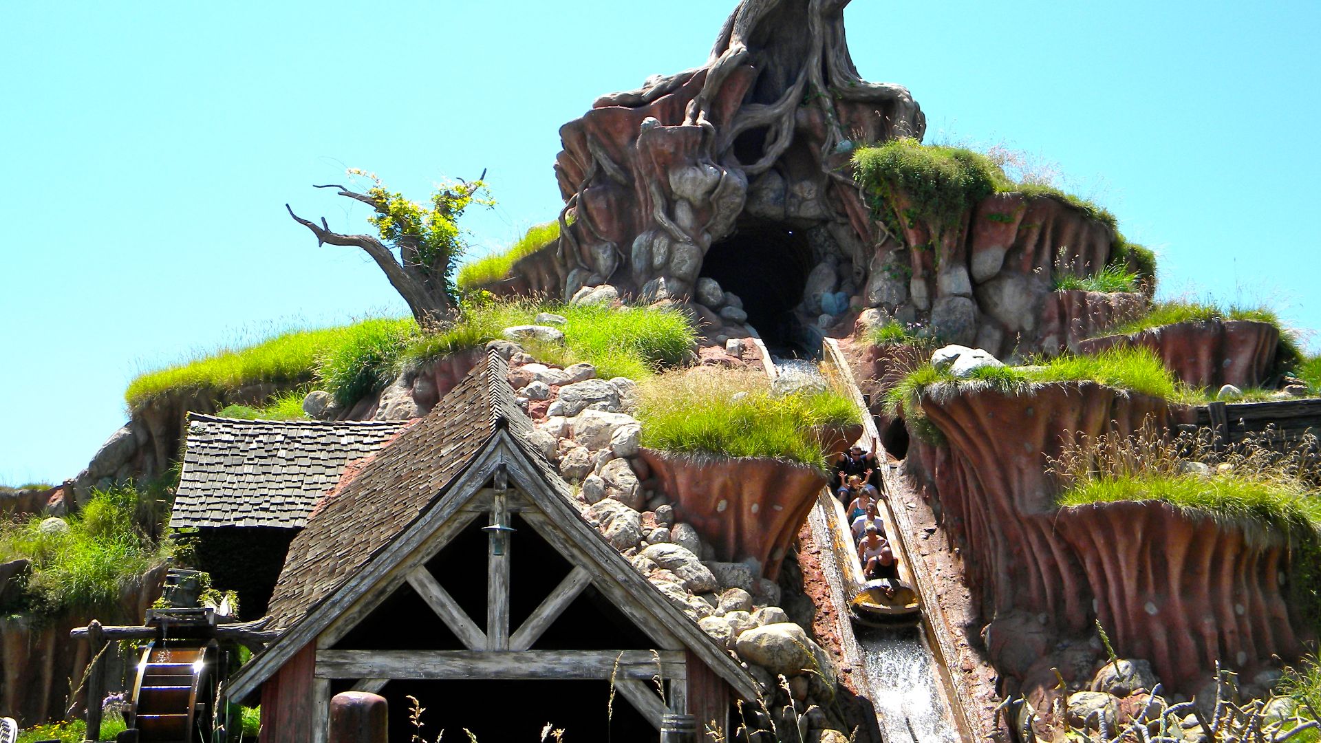 Splash Mountain is a ride in Disneyland based on the movie Song of the South.