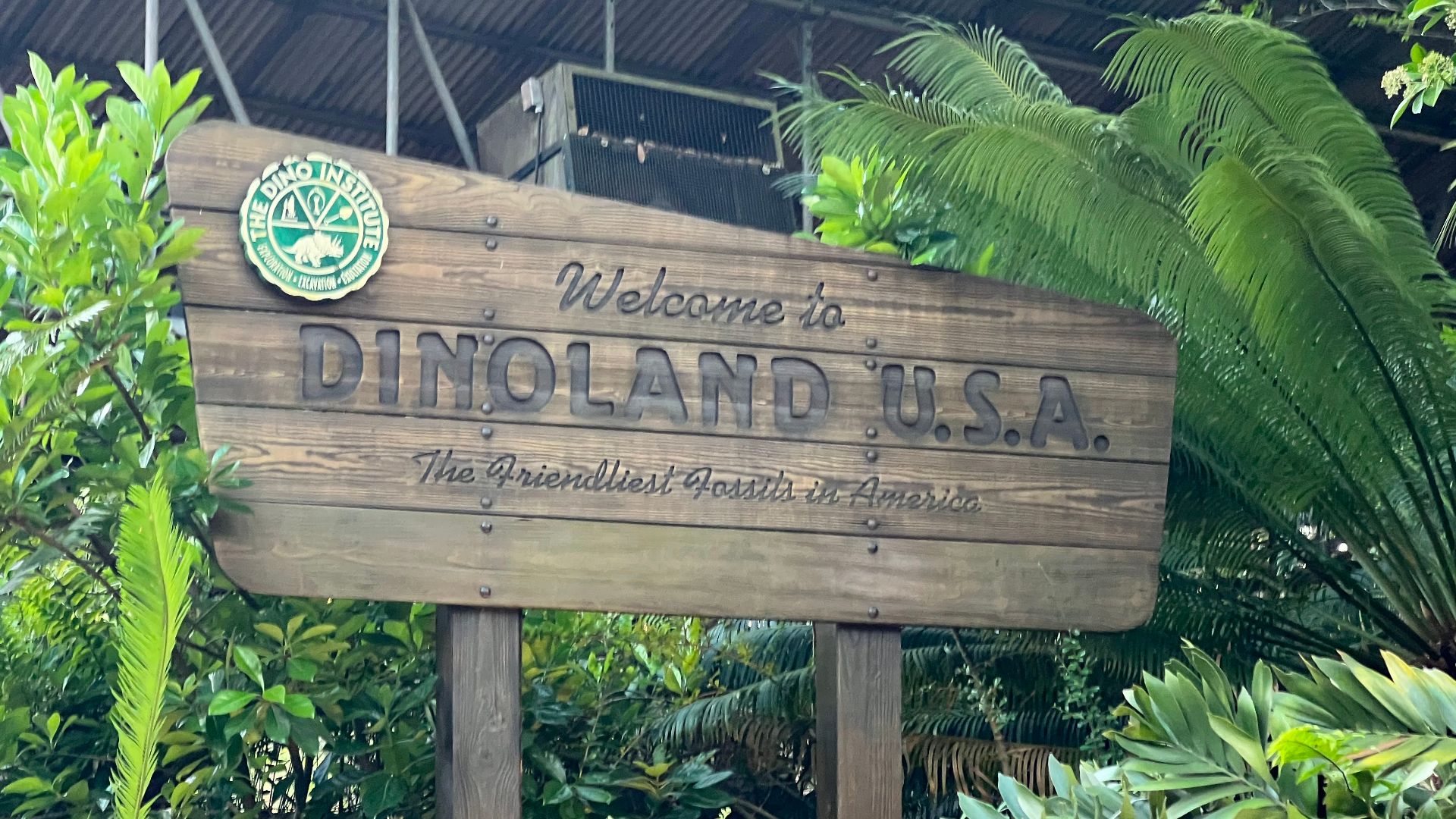Entrance to Dinoland U.S.A. in Disney’s Animal Kingdom