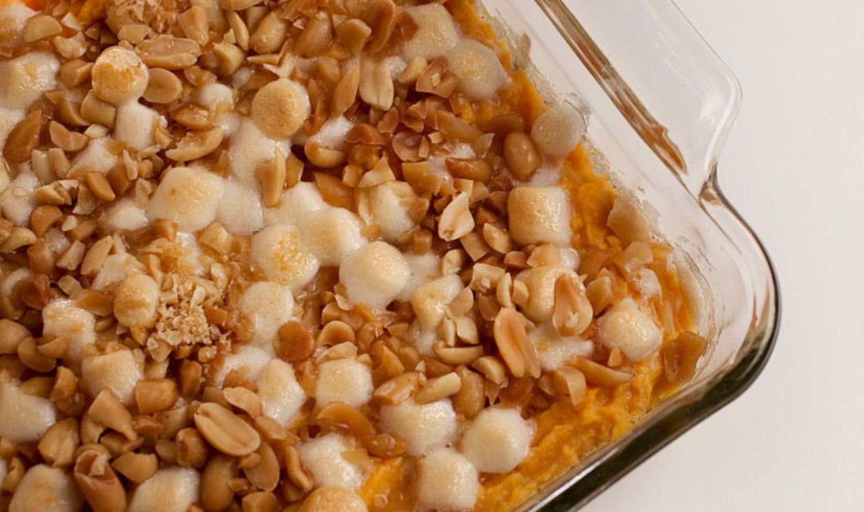 WASHINGTON, DC- NOVEMBER 3: Peanut Crunch Sweet Potatoes photographed on October 29, 2010. 