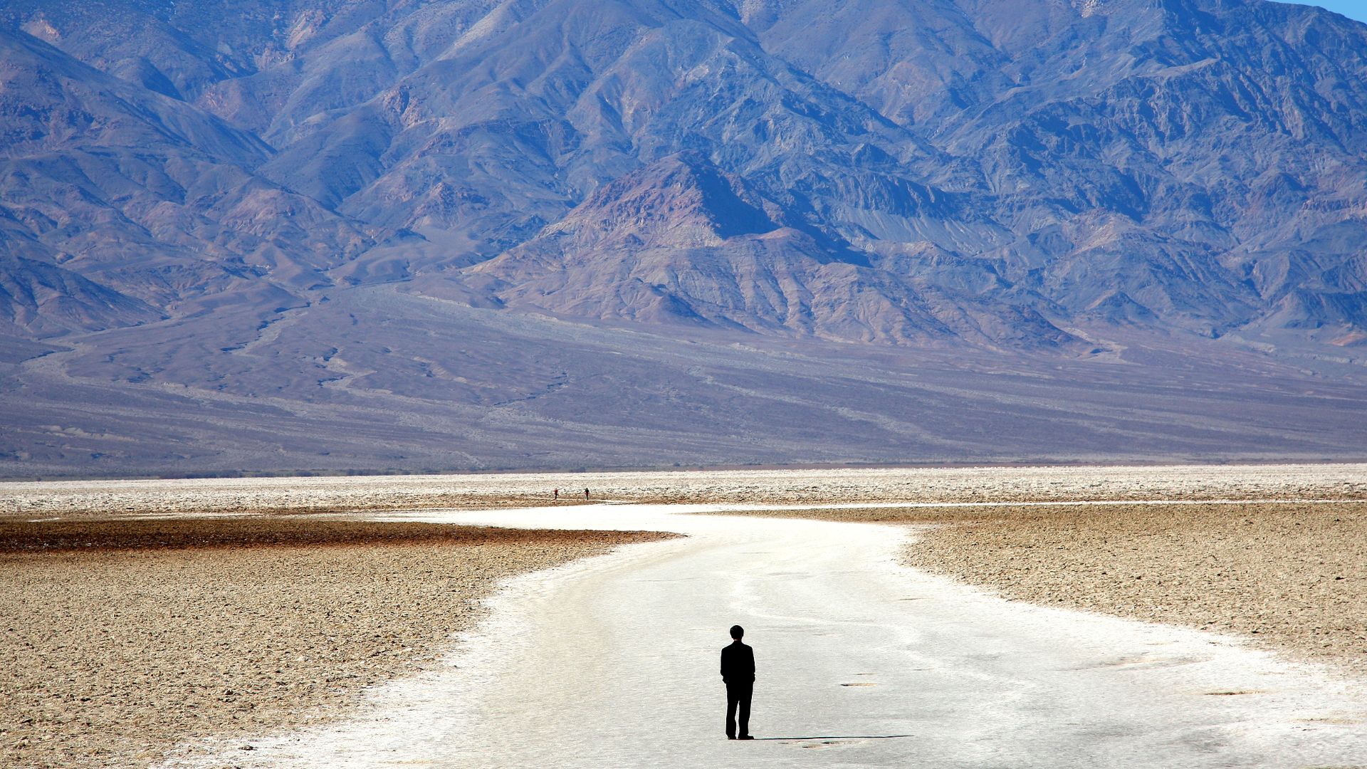 Desolation at Badwater Salt Flats in Death Valley