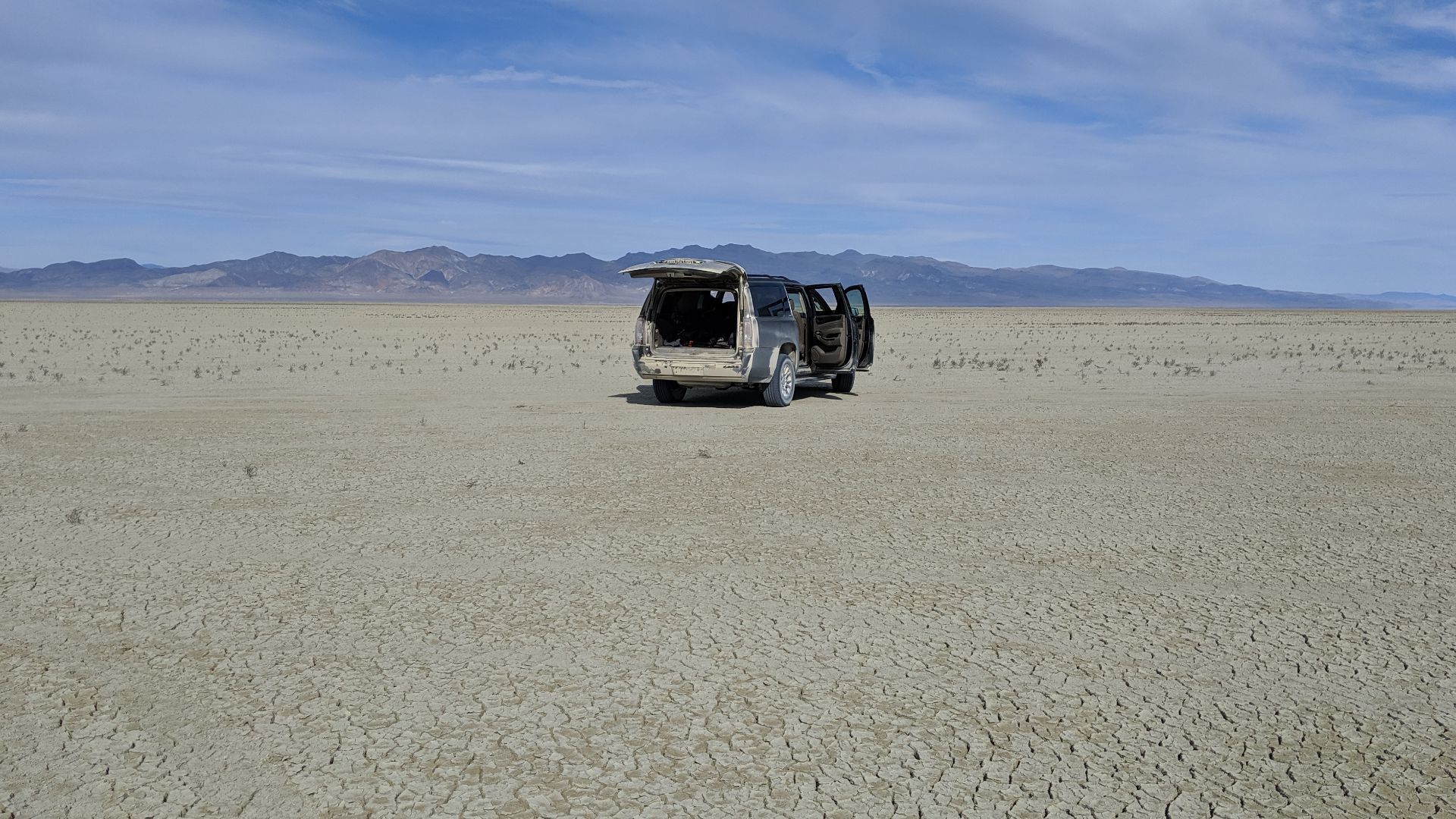 Car in Black Rock Desert