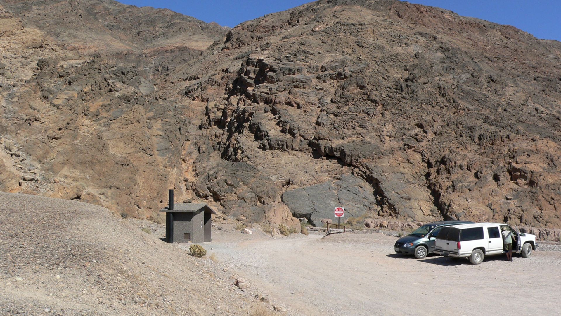 Mouth of Titus Canyon in Death Valley, California