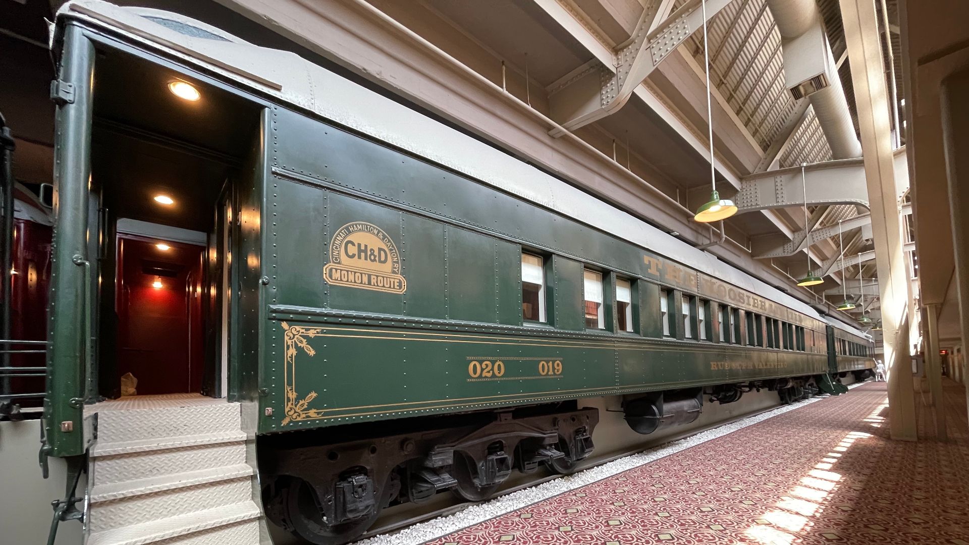 1 King Bed Pullman Train Car at Crowne Plaza Indianapolis Downtown Union Station.