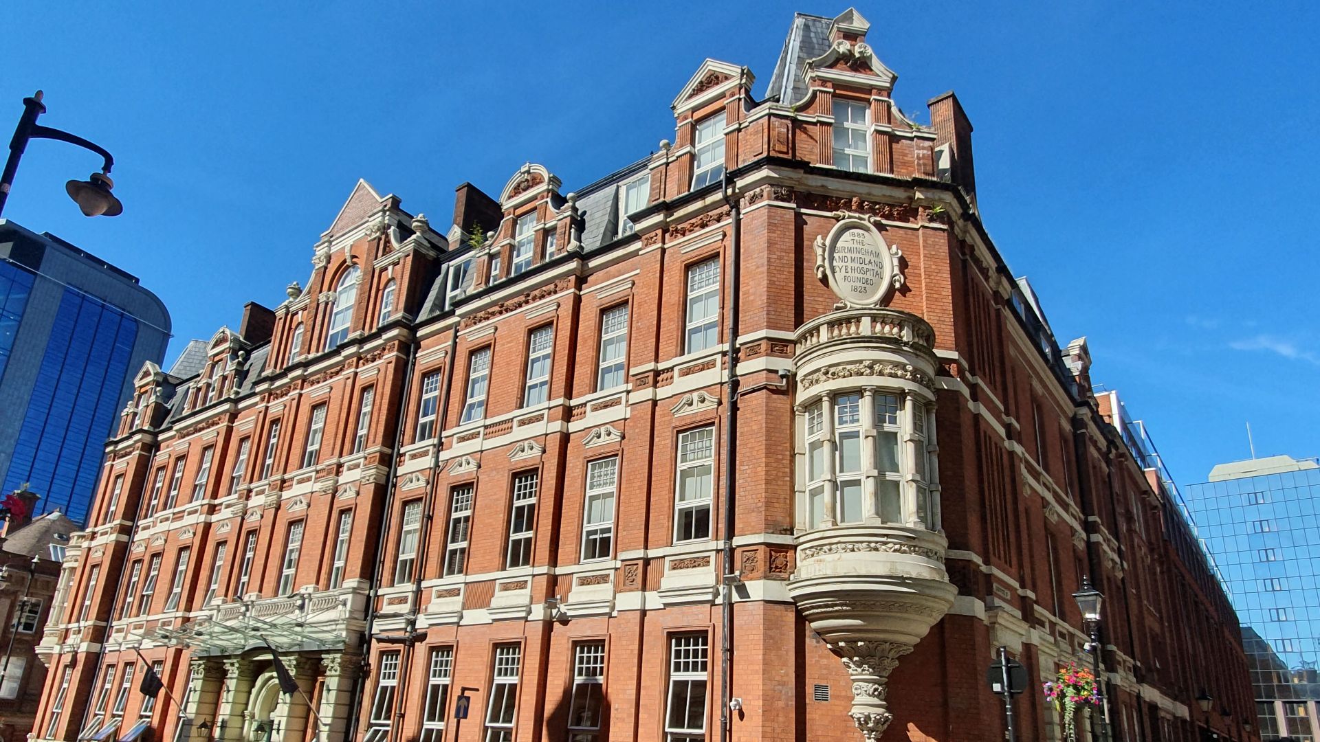 Hotel du Vin, former Eye Hospital, Church Street, Birmingham - July 2022 (2)