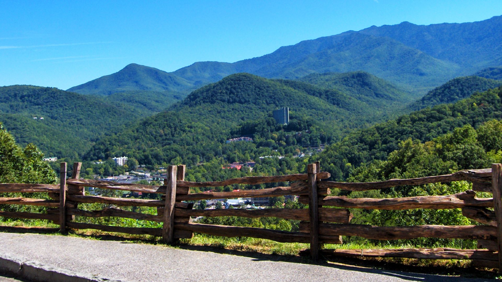 Gatlinburg, Tennessee Overlook.