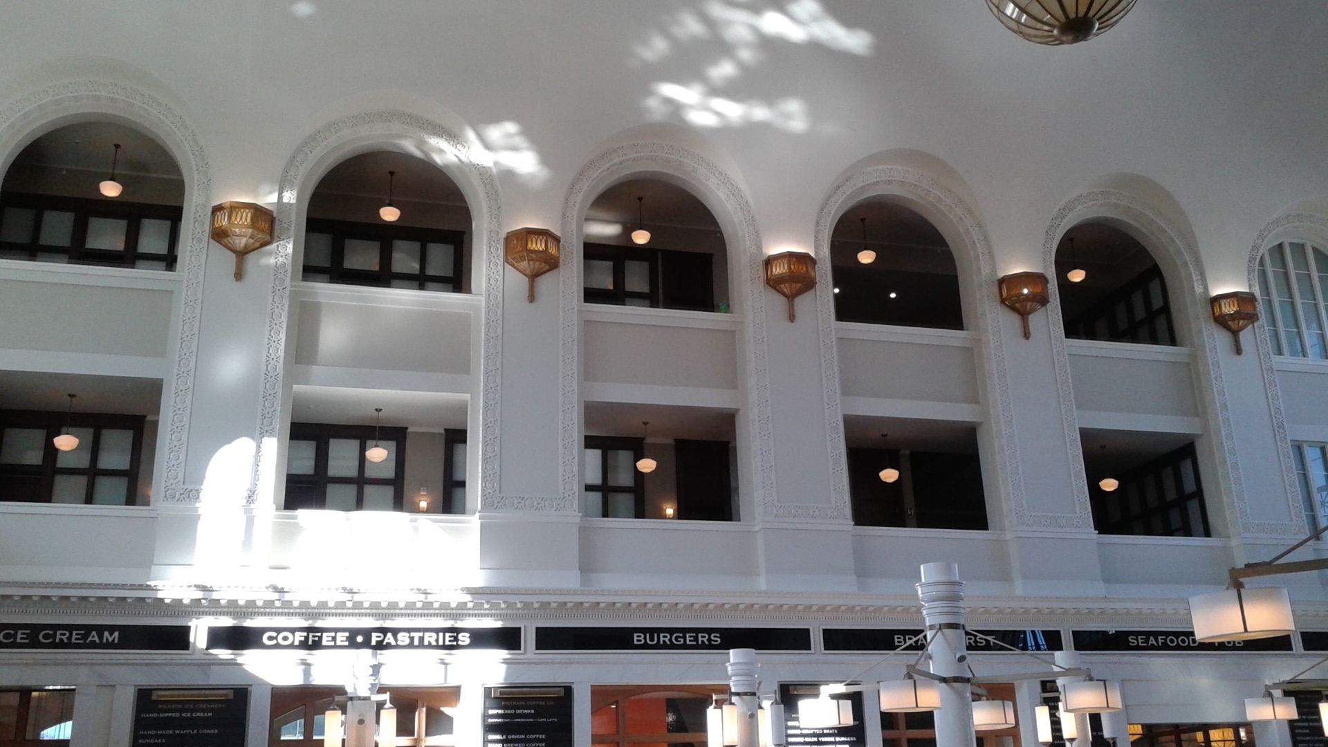 The Crawford Hotel rooms from the Great Hall, Union Station Denver