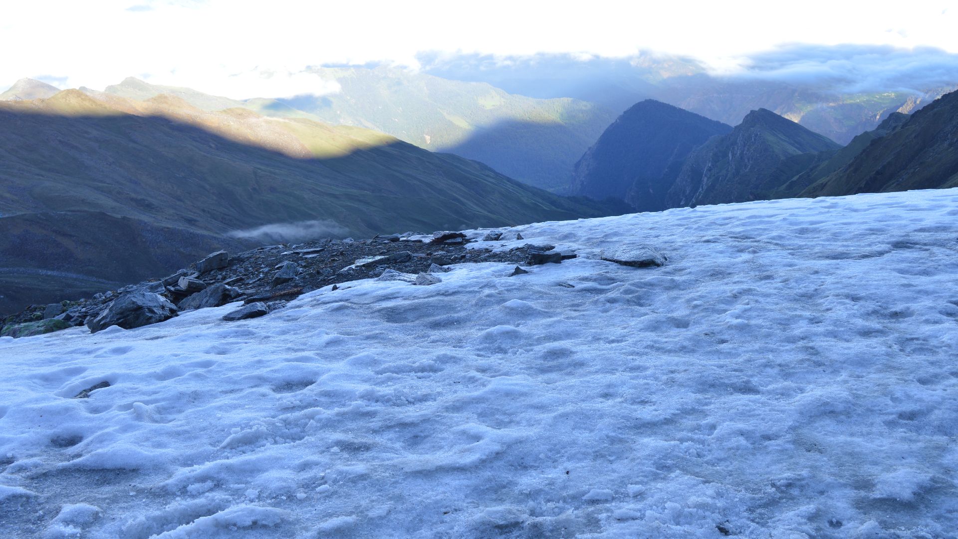 Roopkund is a picturesque tourist destination and one of the important places for trekking in Chamoli District, Himalayas; Uttarakhand, India