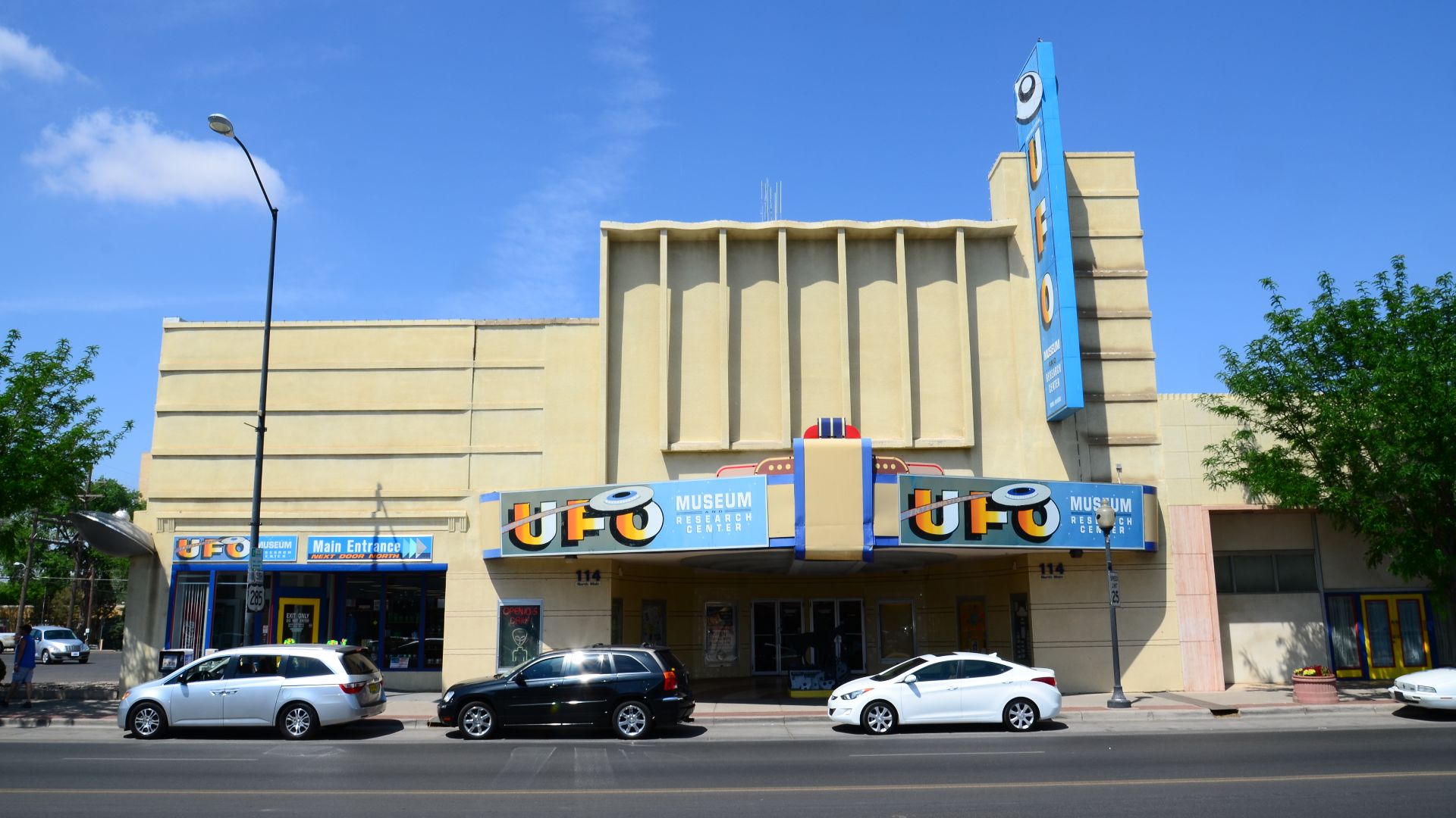 Het UFO Museum and Research Center in Roswell, New Mexico, USA