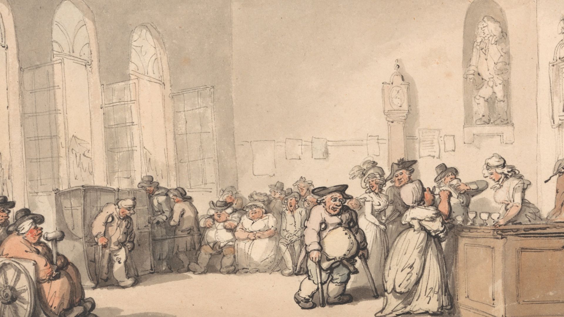 File:Thomas Rowlandson - Comforts of Bath- The Pump Room - Google Art Project.jpg