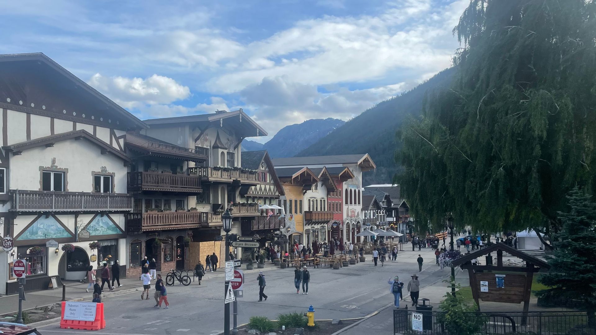 Main street in Leavenworth, Washington