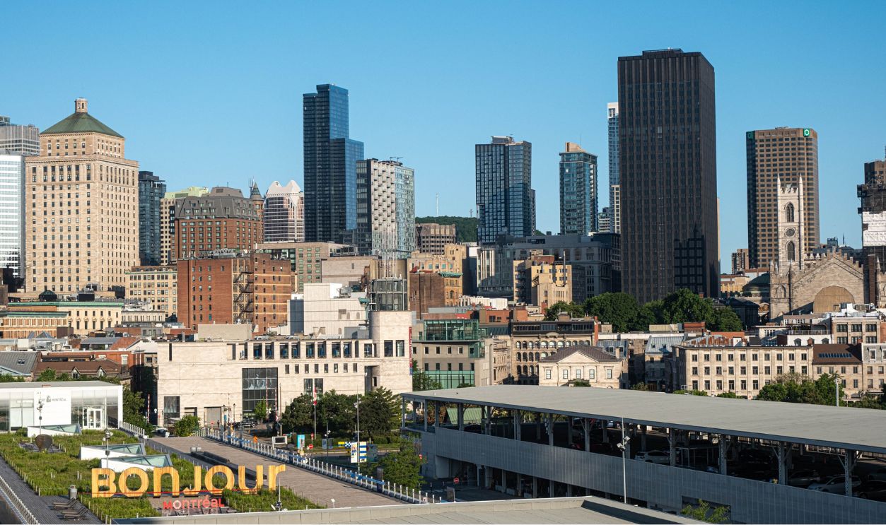 MONTREAL, CANADA - June 21, 2025: Views Around Montreal Canada