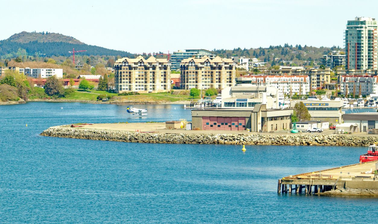 VICTORIA, BRITISH COLUMBIA - May 2, 2023: Victoria is the capital city of the Canadian province of British Columbia, located on the southern tip of Vancouver Island off Canada's Pacific coast.