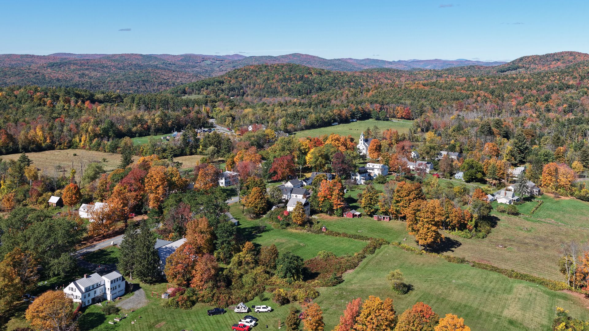 Thetford, Vermont, from the southeast