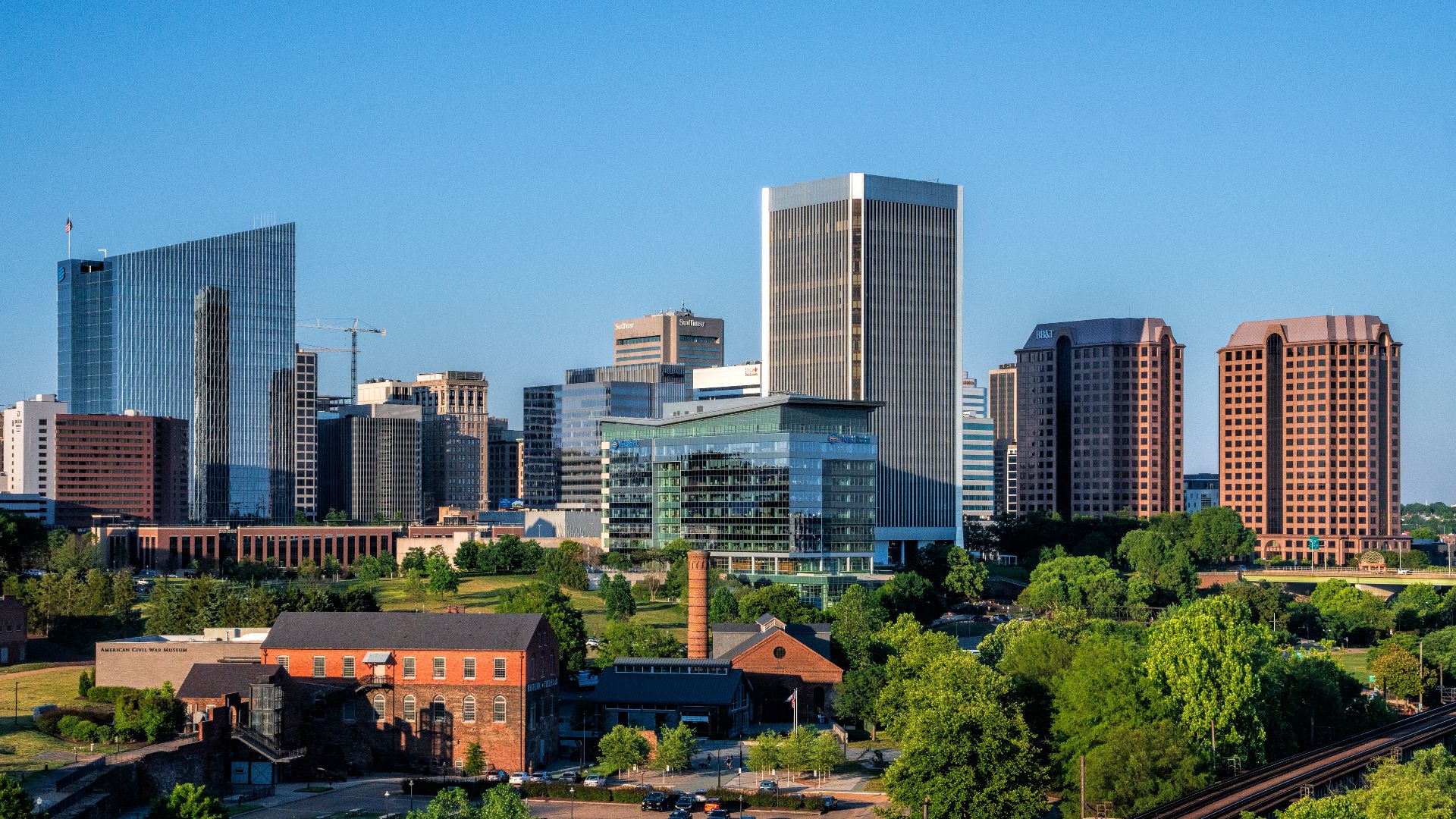A downtown view of Richmond, VA