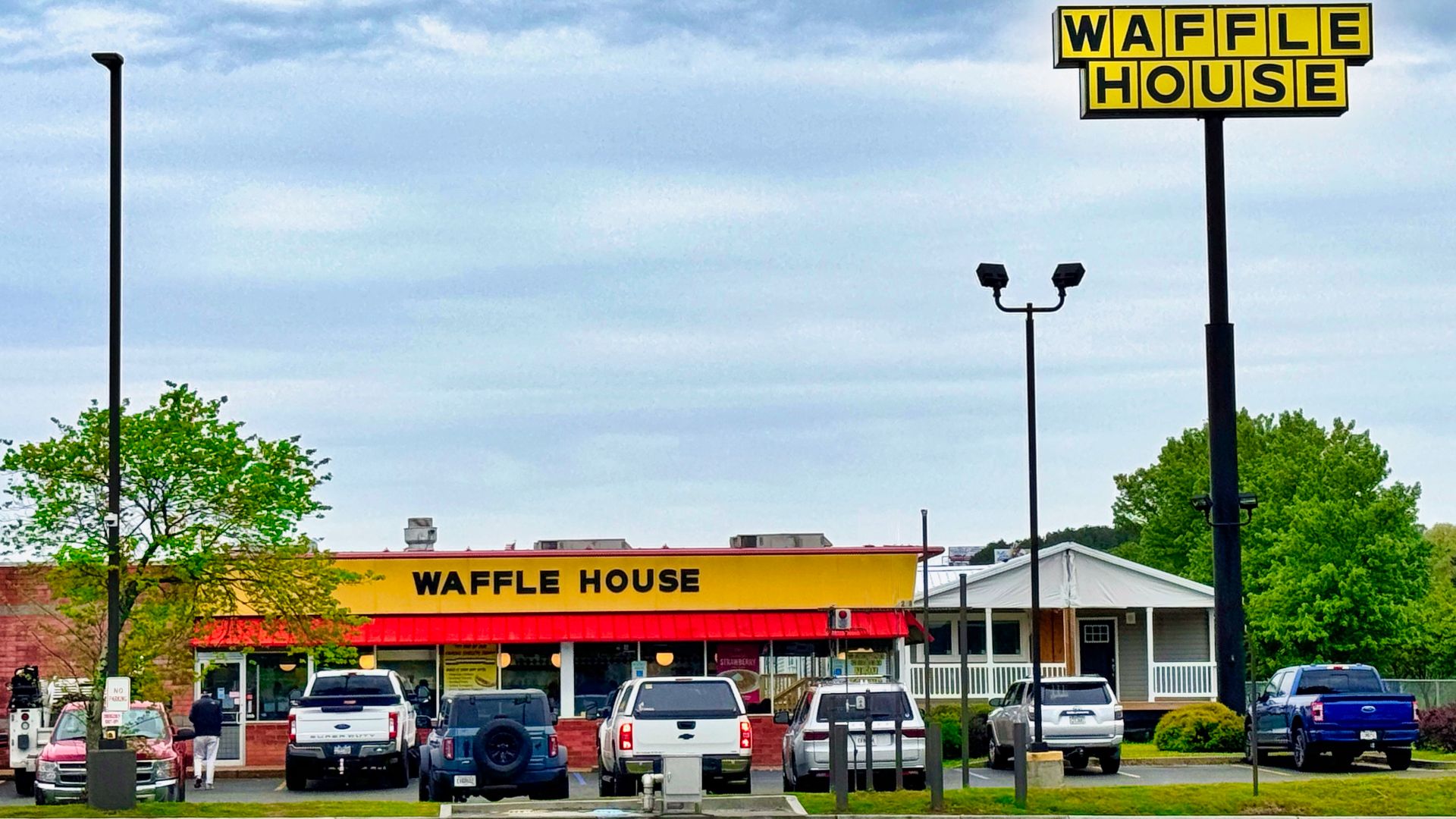 A Waffle House restaurant in Jasper, Georgia, US
