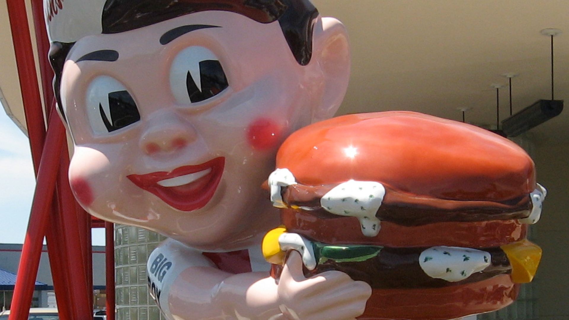 A Frisch's Big Boy statue in Columbus near the Ohio Expo Center.