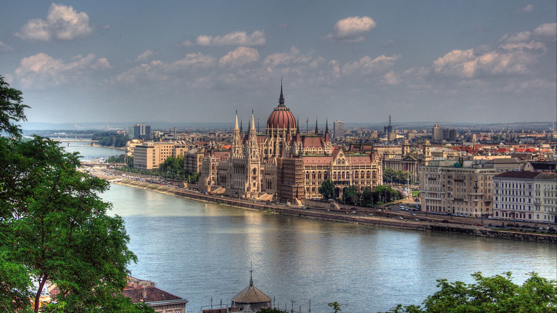 Hungarian parlament Building, Budapest, Hungary.