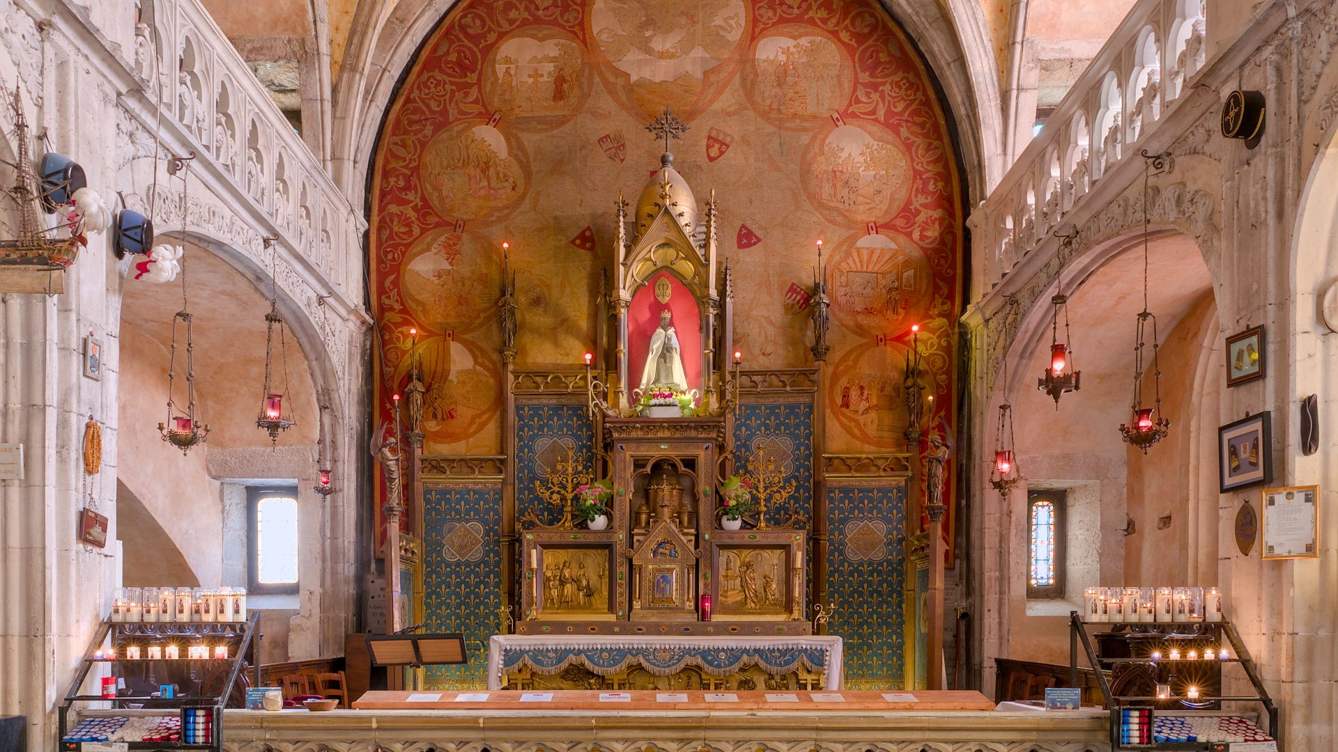 Rocamadour (Lot, France) - Chapel of Our Lady