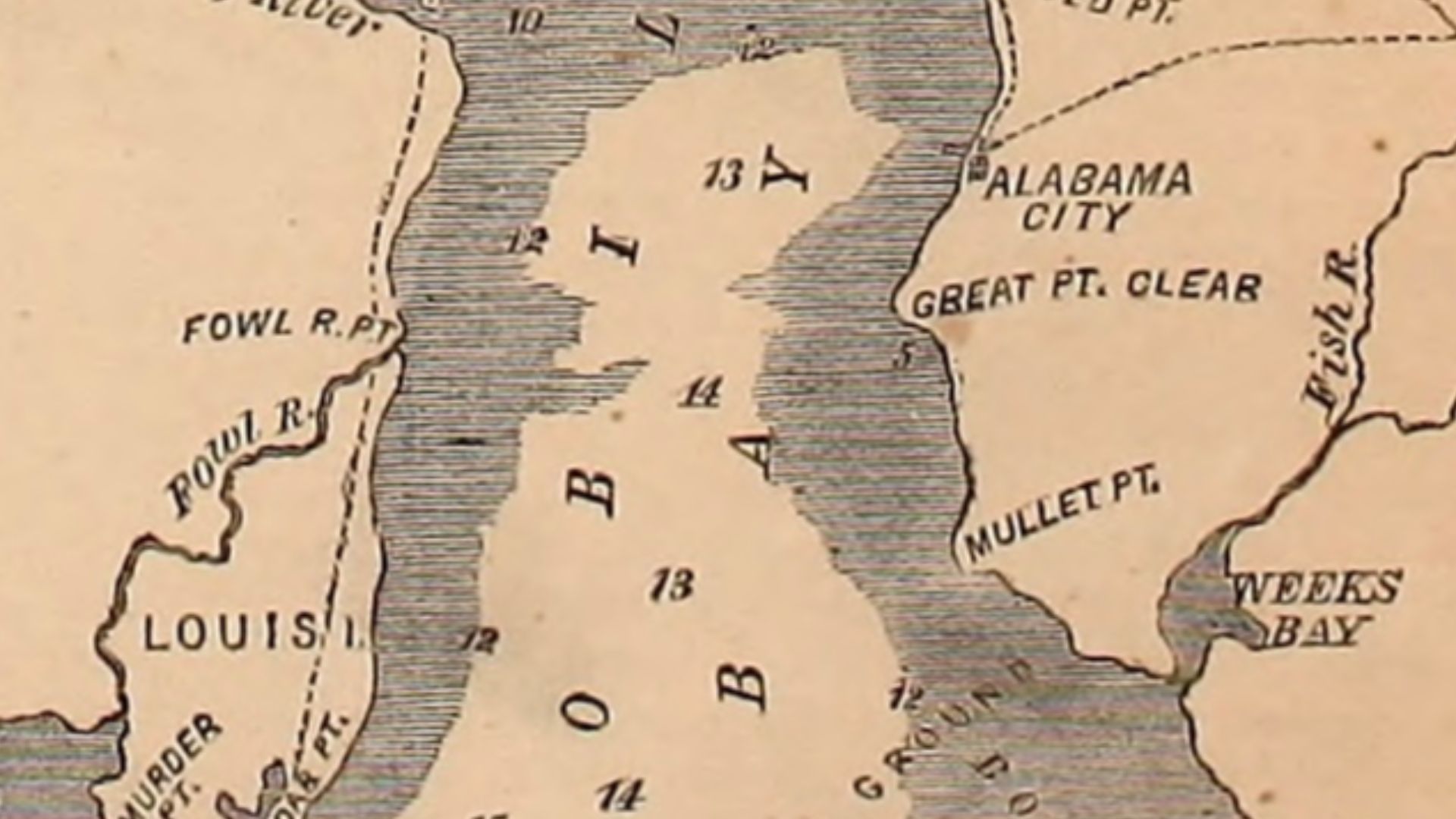 Mobile Bay in 1864 - Harper's Weekly 1864-08-24