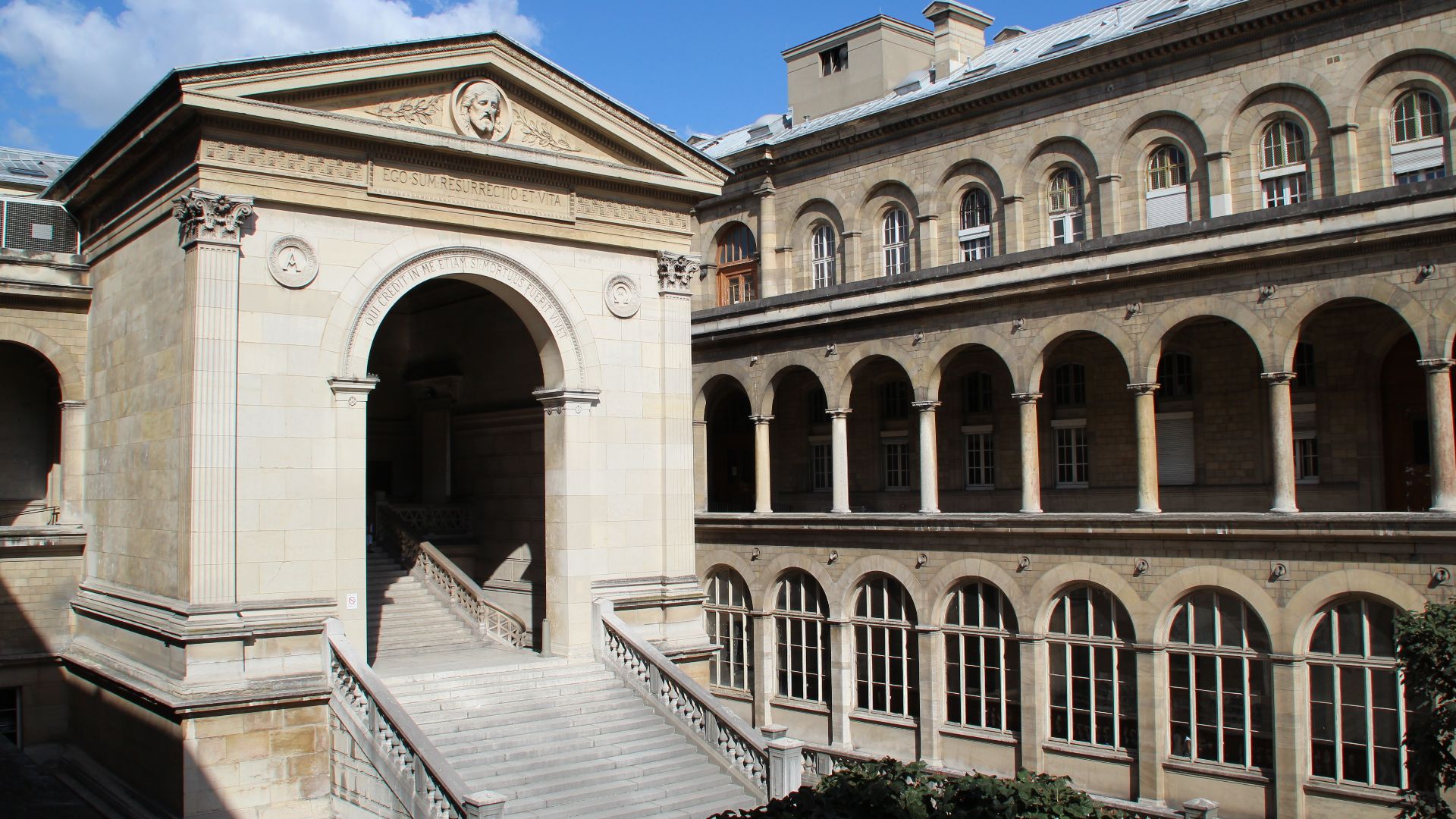Hôtel-Dieu hospital in Paris, France.