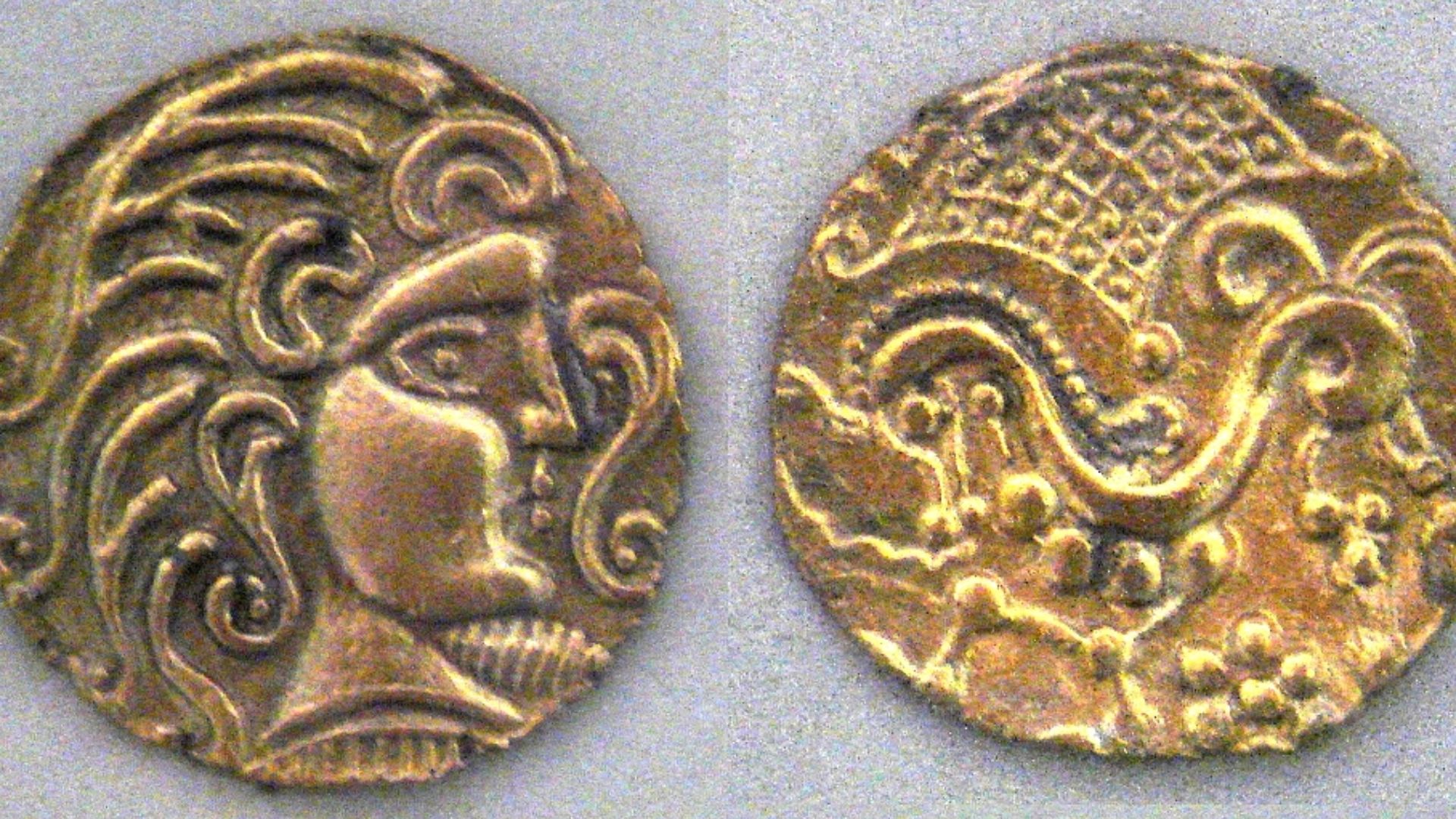 Coin of the Parisii, 5th-1st century BCE. Sear# 130. Cabinet des Médailles. Personal photograph 2007.