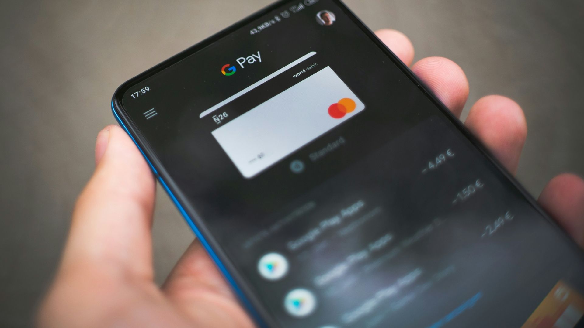 black samsung android smartphone displaying icons