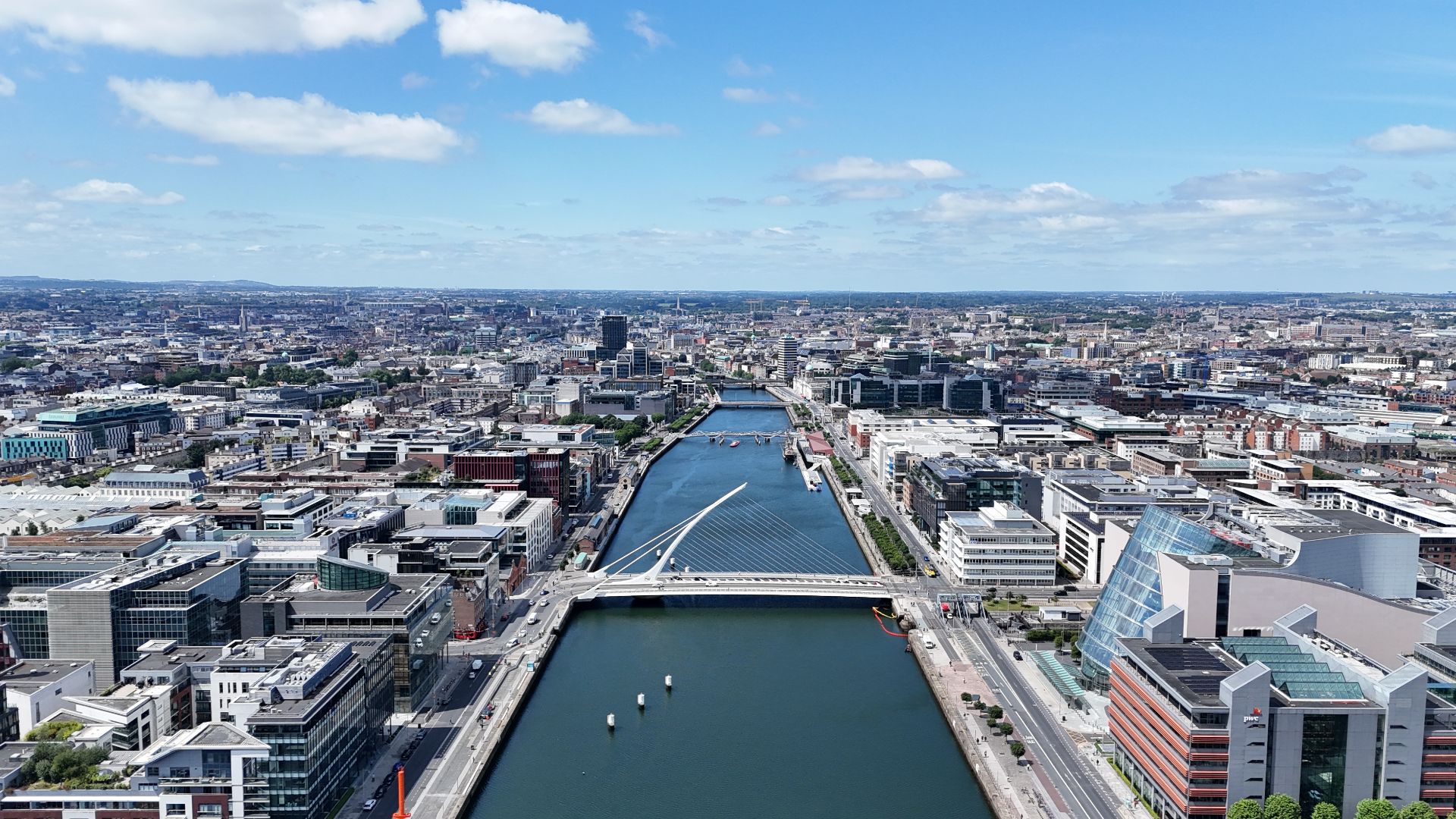 Dublin aerial photograph