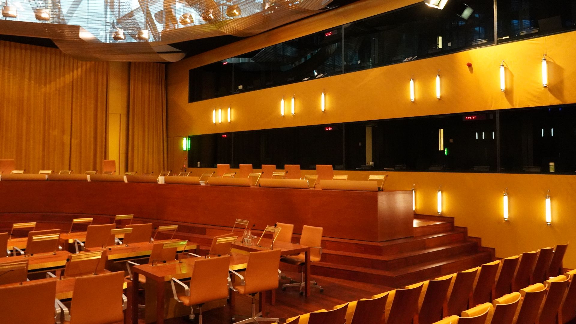 Main Court Room in Court of Justice of the European Union
