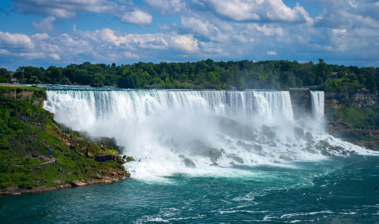 Niagara Falls Near Buffalo New York, America, USA.