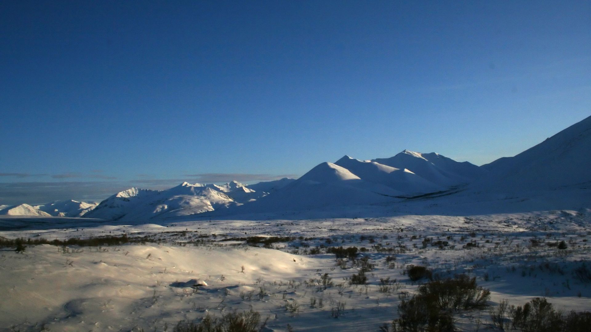 Mountains on the Dempster Highway.