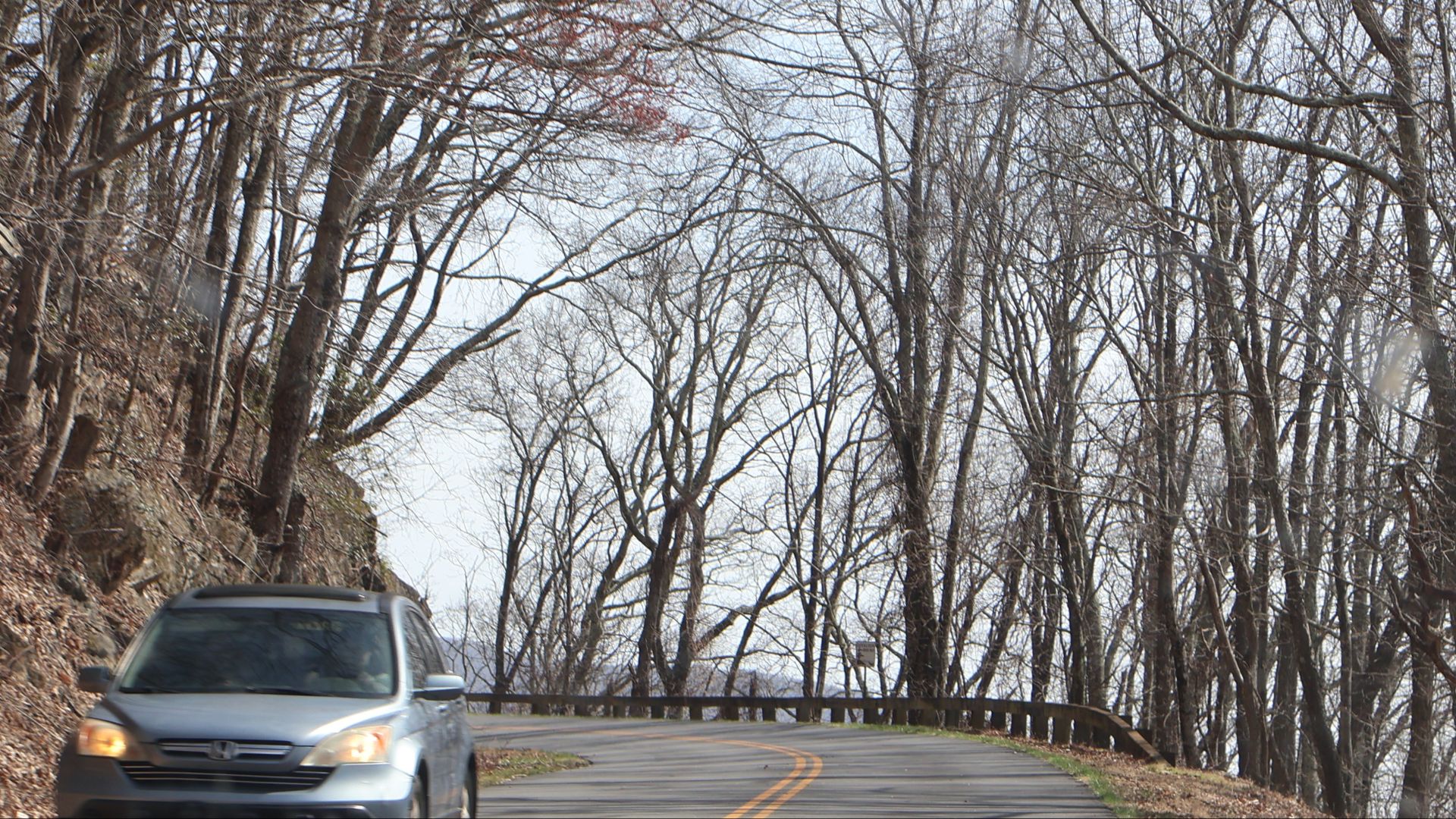 Blue Ridge Parkway in Buncombe County, North Carolina.