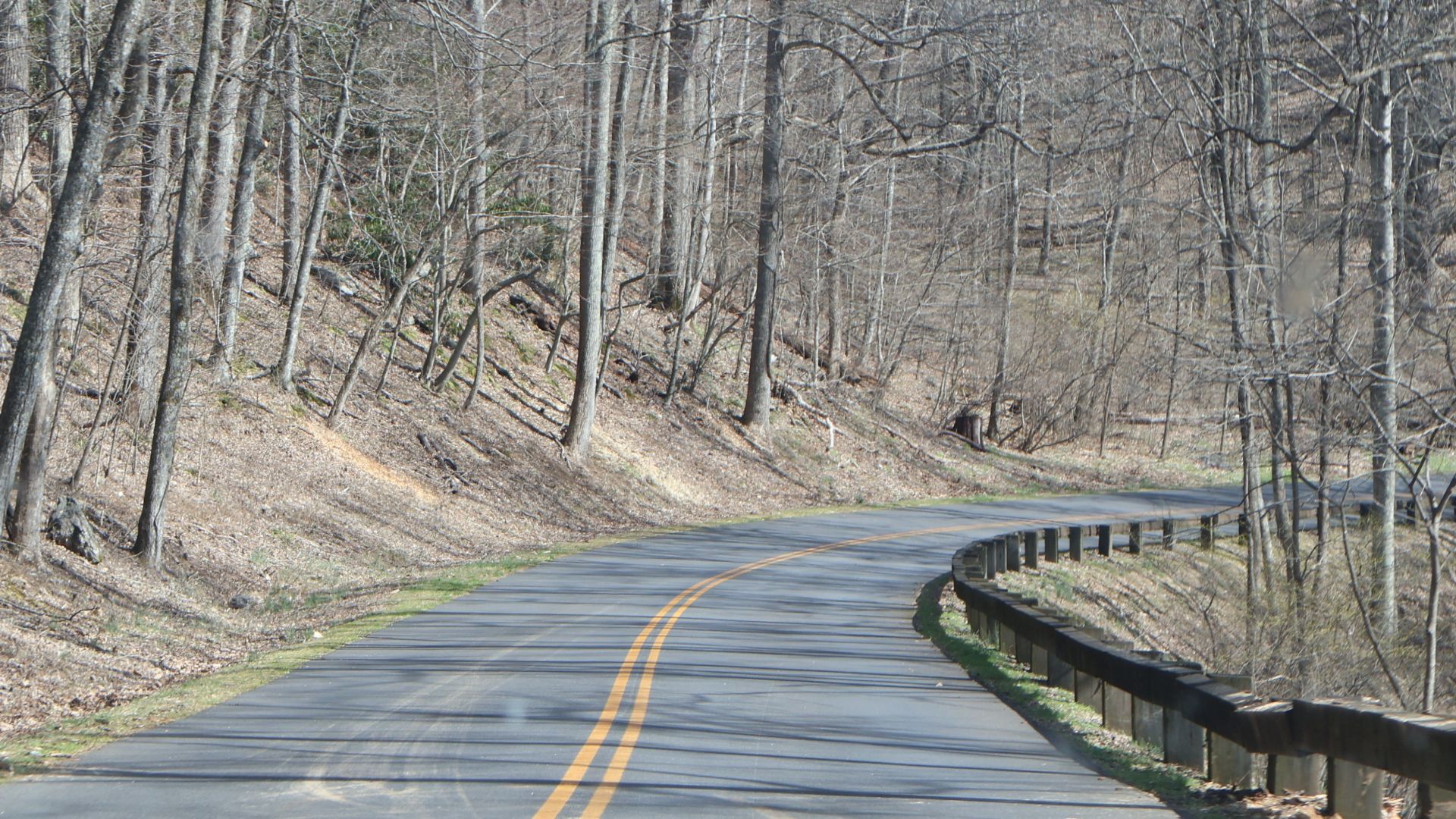 Blue Ridge Parkway in Buncombe County, North Carolina.
