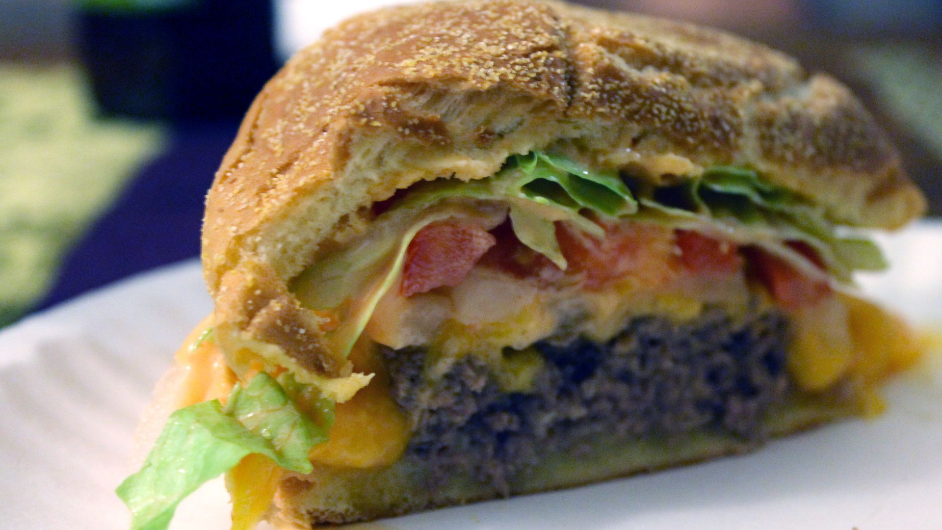 Steamed cheeseburger