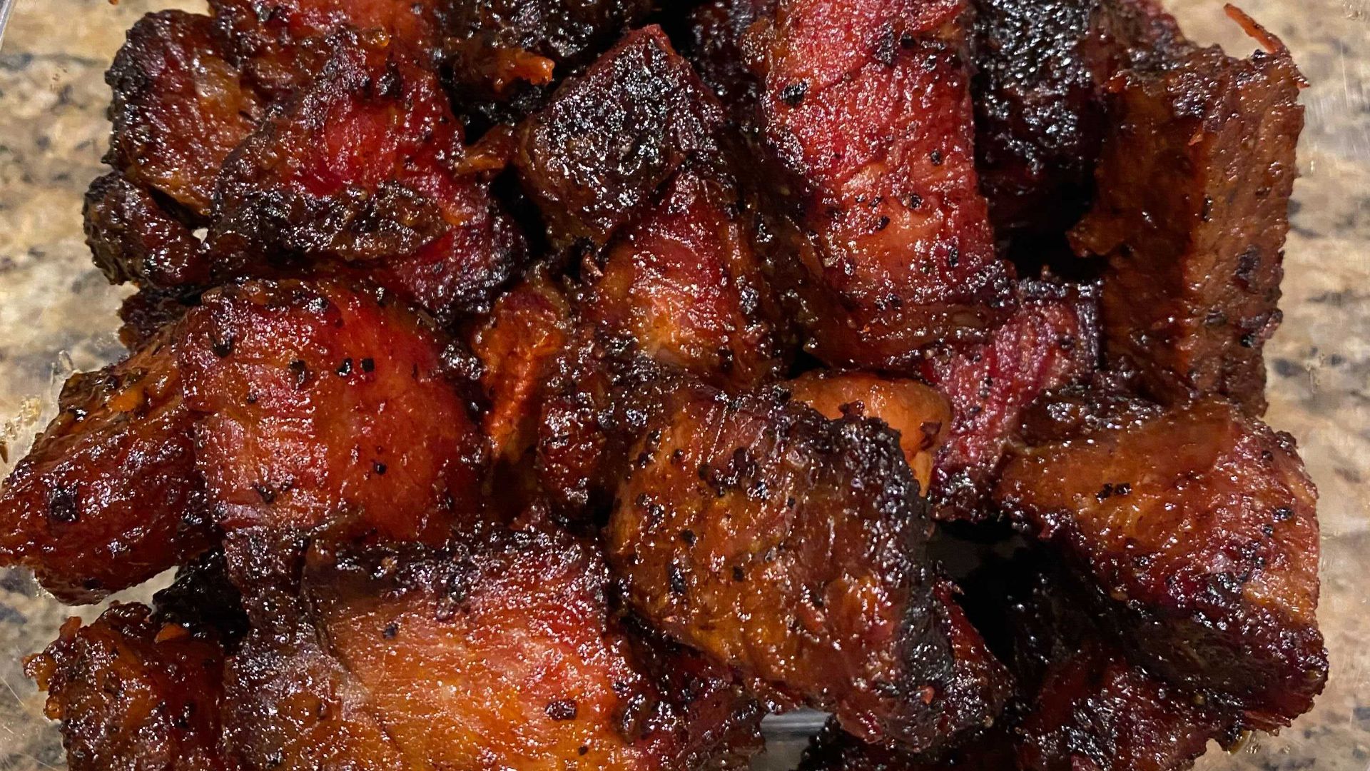 Beef brisket burnt ends