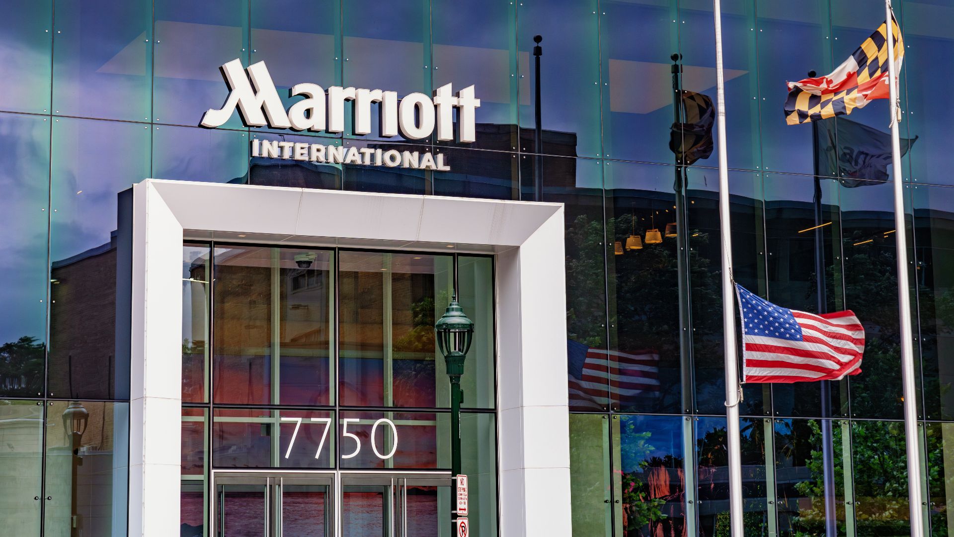 The headquarters of Marriott International in Bethesda, Maryland.