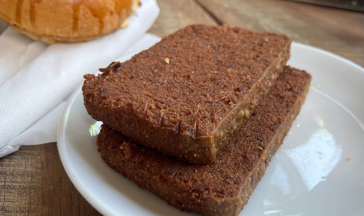 A side order of scrapple, a Pennsylvania Dutch dish.