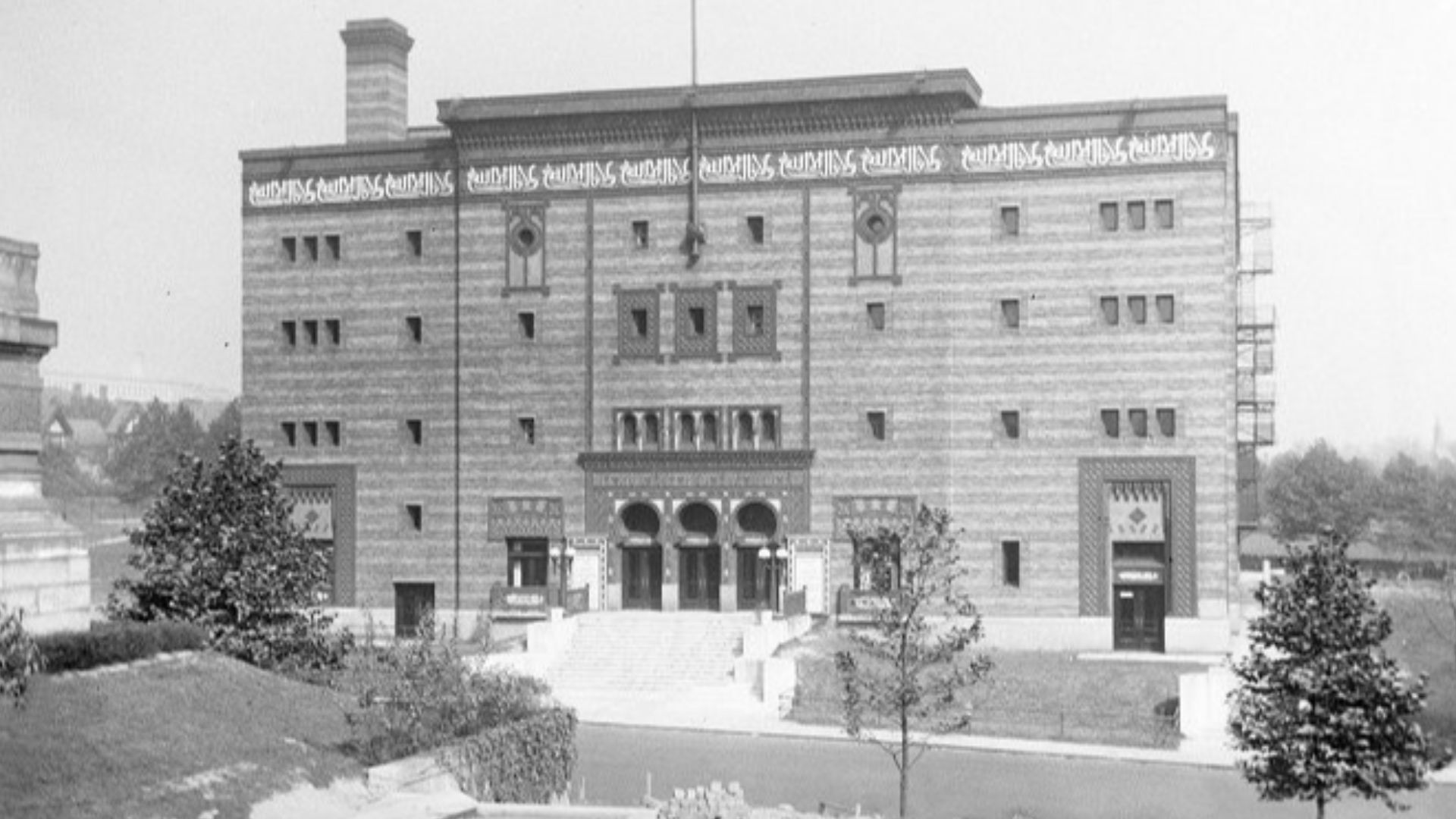 Edward J. Shourek documented various places in Pittsburgh including the birthplace of network television, Syria Mosque.