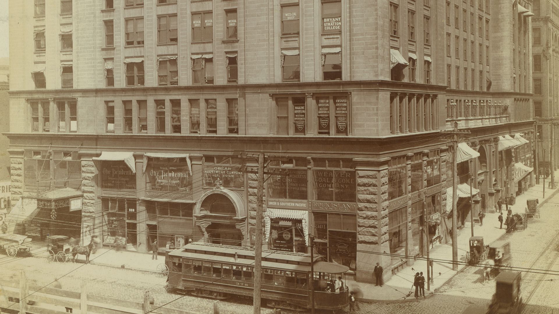 Title: Century Building, northwest corner of Ninth and Olive Streets.