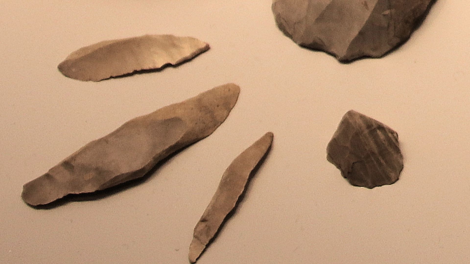 Kebaran culture microliths 22000-18000 BP