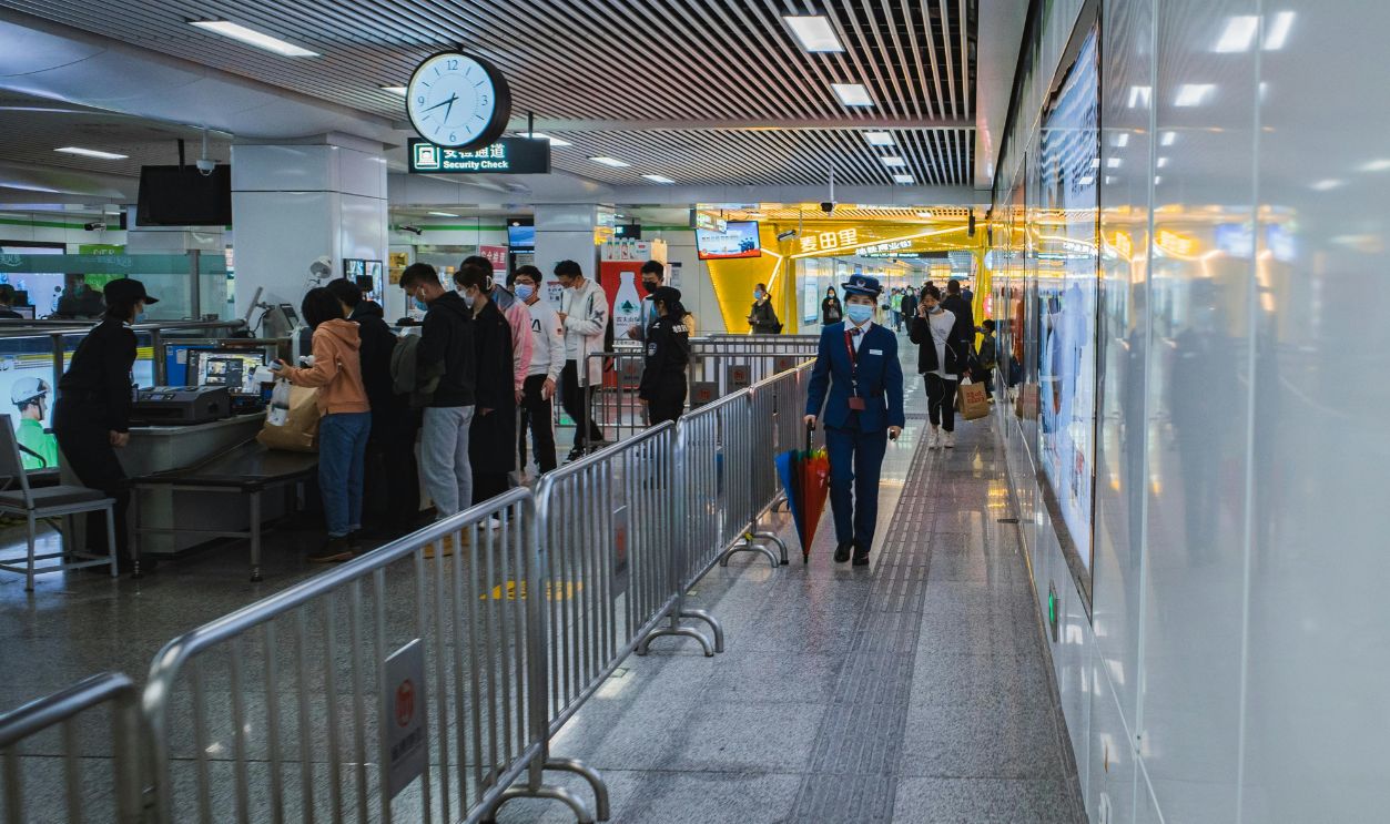 People Walking in the Airport