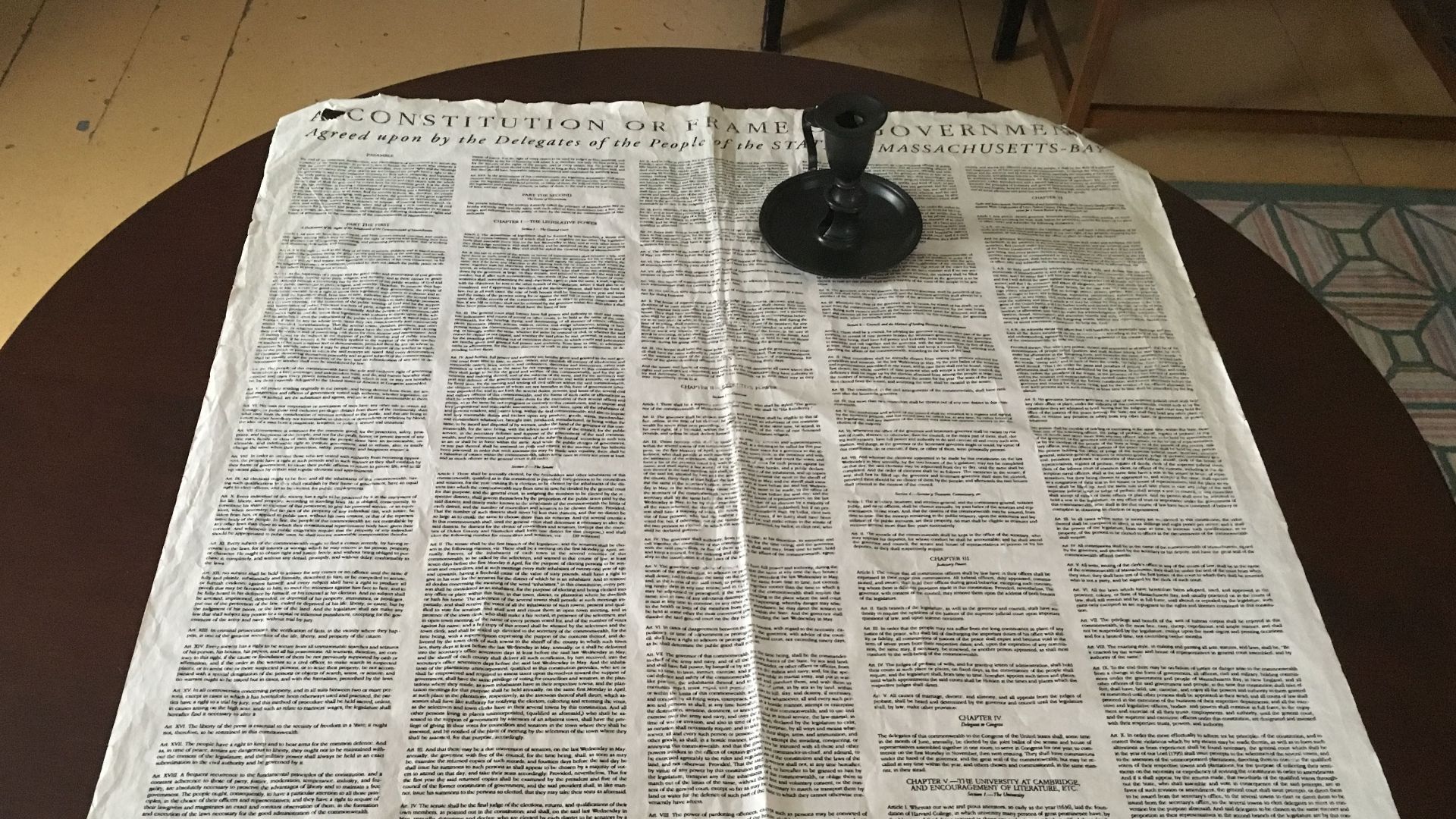 File:The Massachusetts Constitution - Written by John Adams, at his ancestral home in Massachusetts.jpg