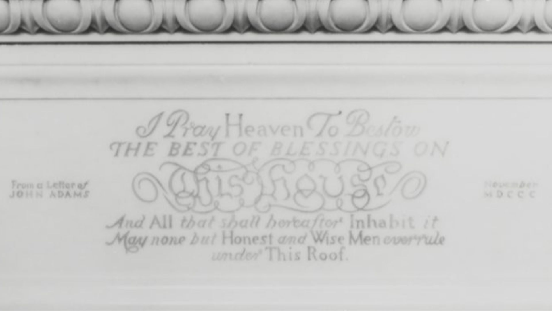 File:Adams's blessing was carved into the state dining room mantel in 1945.jpg